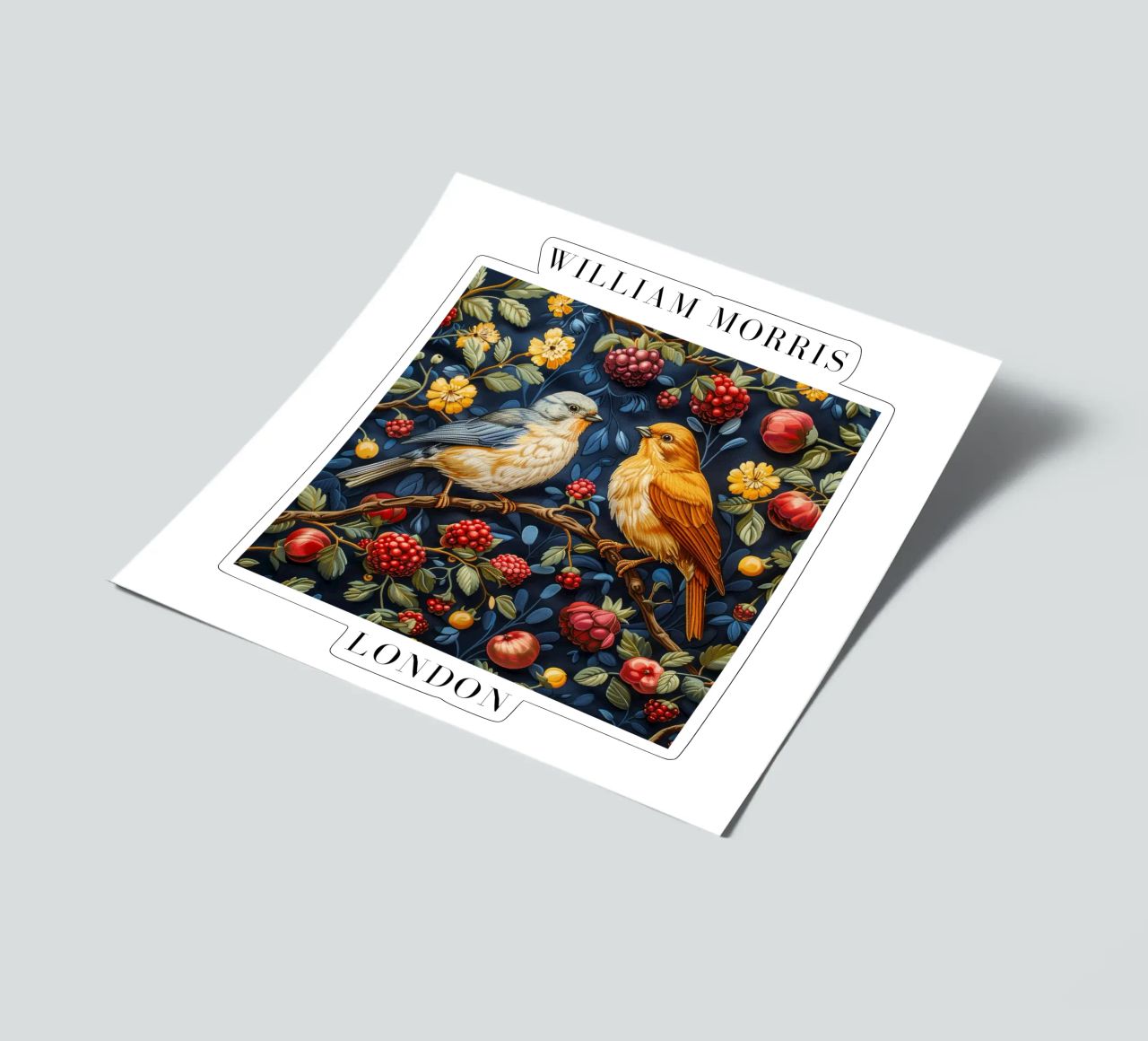 Patterns of Time: William Morris and the Aesthetics of Nature sticker sheet by Nikis Art Studio