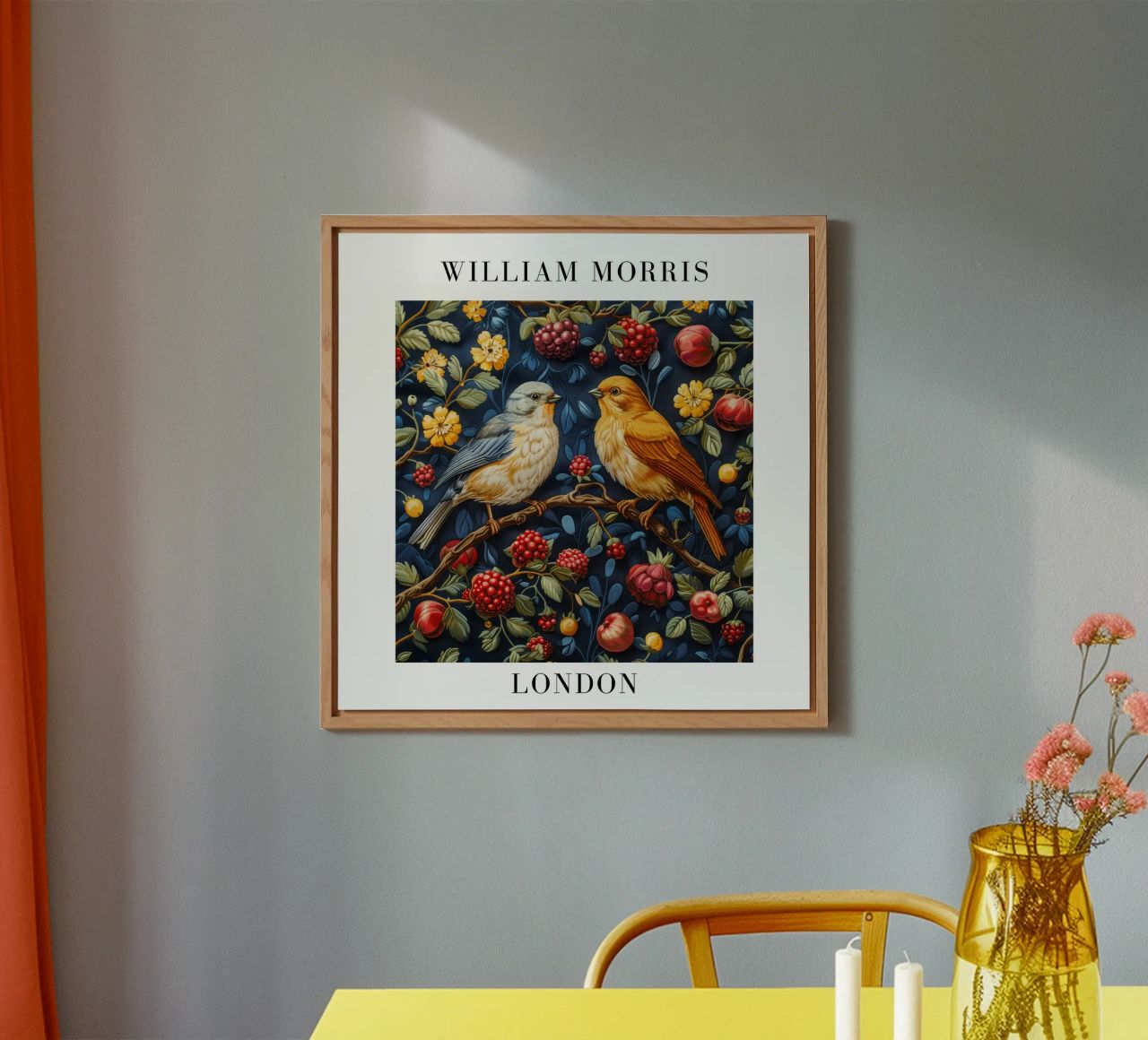Patterns of Time: William Morris and the Aesthetics of Nature alu-dibond by Nikis Art Studio