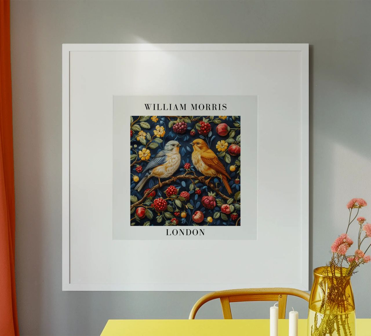 Patterns of Time: William Morris and the Aesthetics of Nature poster by Nikis Art Studio