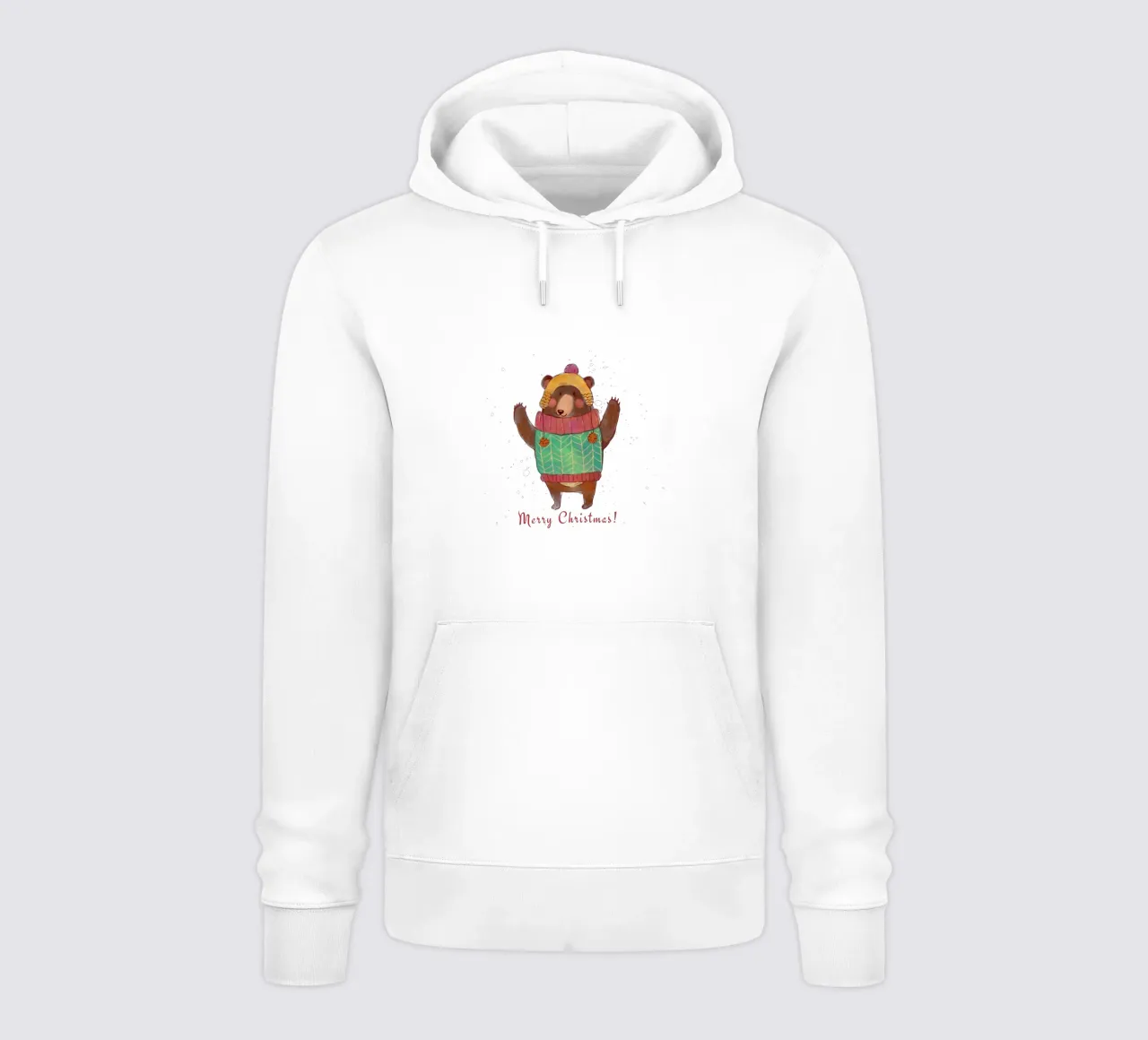 Feliz Navidad Bär sudadera con capucha de ArtDesign by KBK