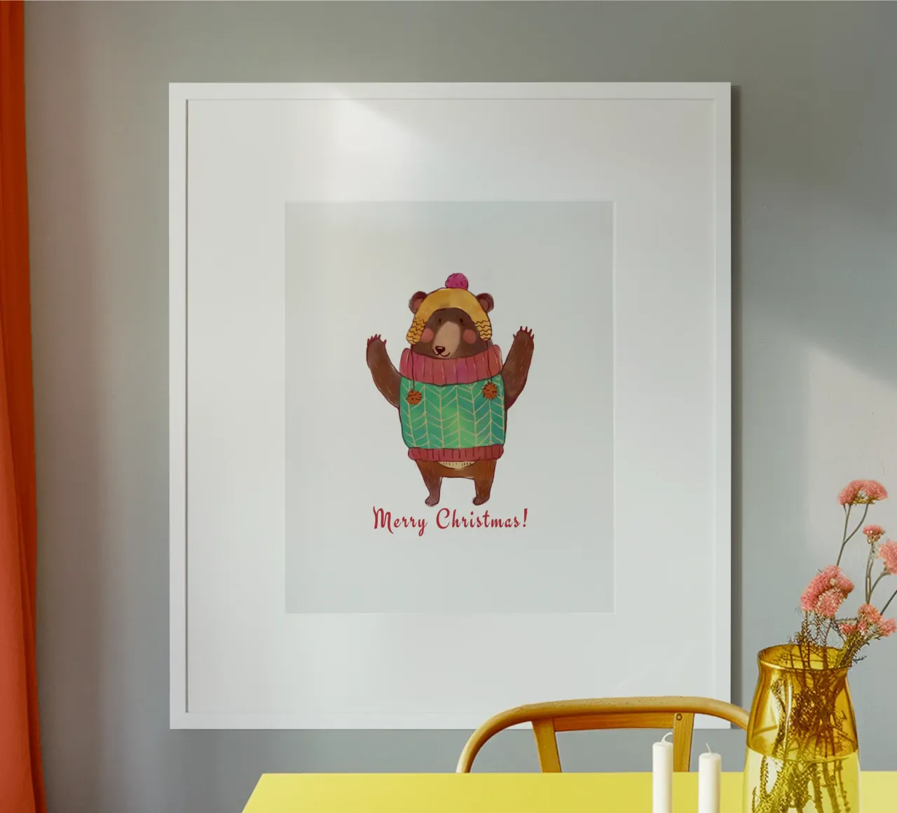 Feliz Navidad Bär poster de ArtDesign by KBK