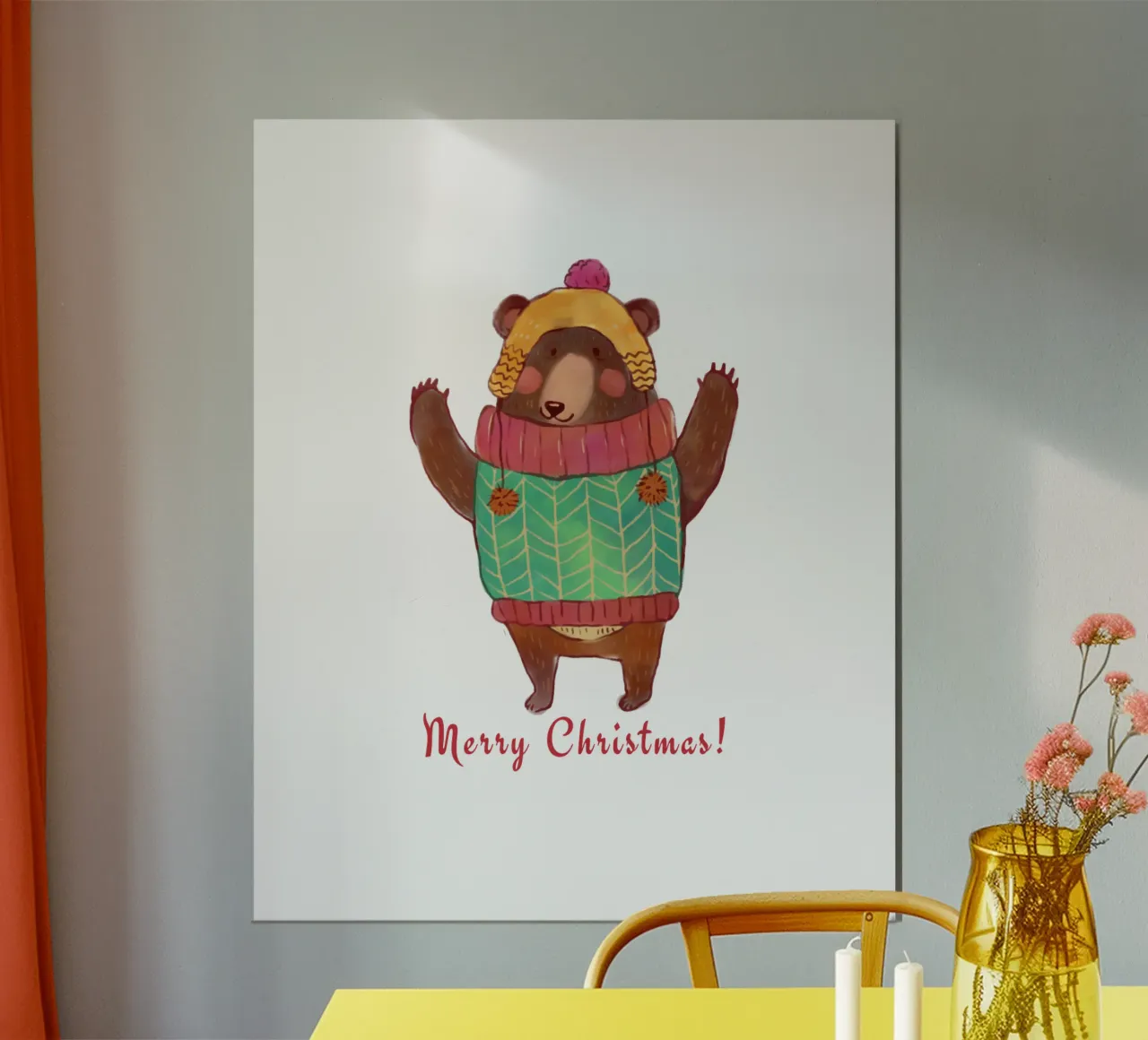 Feliz Navidad Bär poster de ArtDesign by KBK
