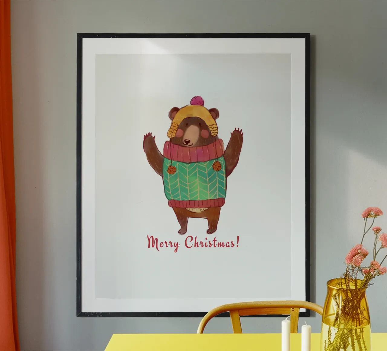 Feliz Navidad Bär poster de ArtDesign by KBK