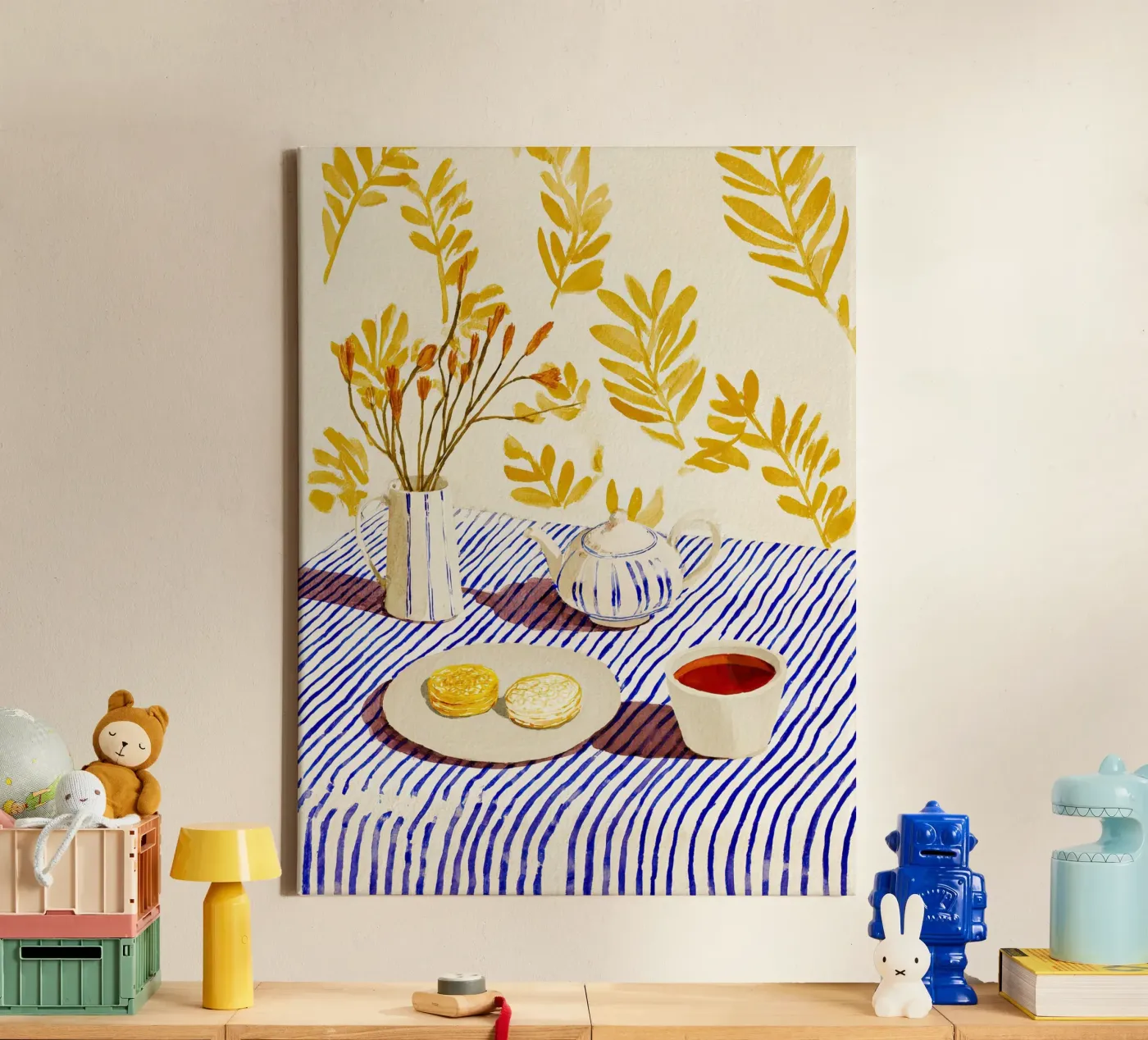 Tè e biscotti tela da Aimee