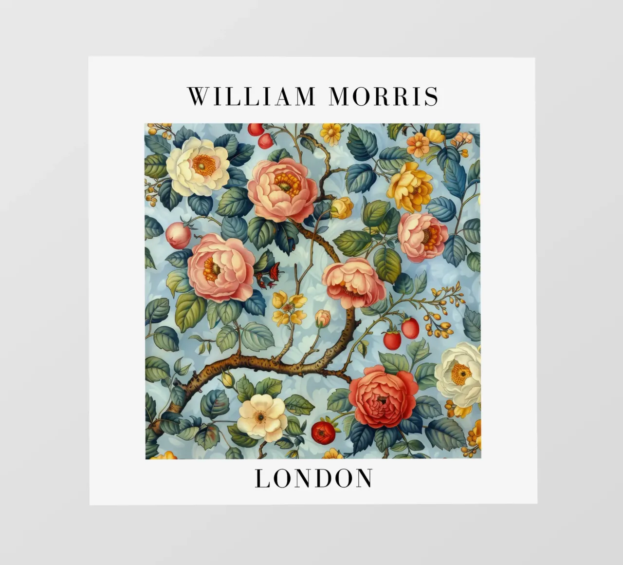 Focus sui modelli naturali: William Morris in fiore pellicola backlit da Nikis Art Studio