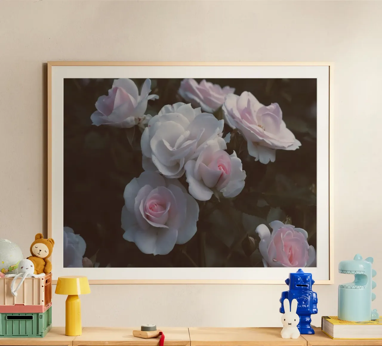 Esthetische rozen in roze hahnemühle van amuellerfotografie
