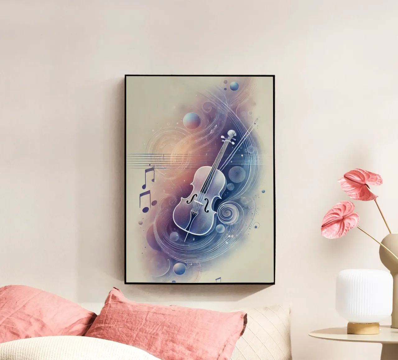 Cello blue Acryl-Glas von SwenIA design