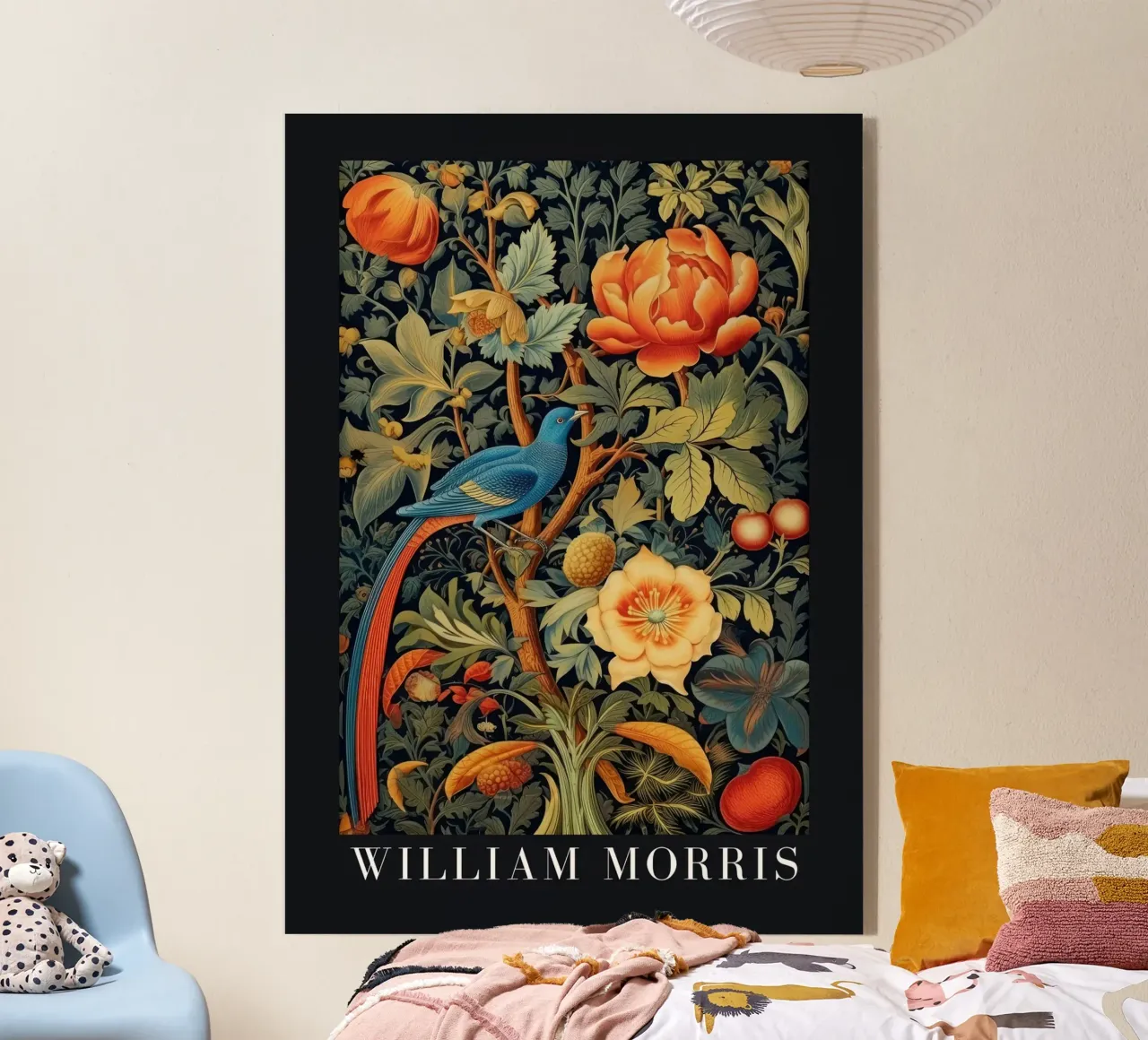 Nature poetry in patterns: William Morris and the Art of Des acrylic glass by Nikis Art Studio