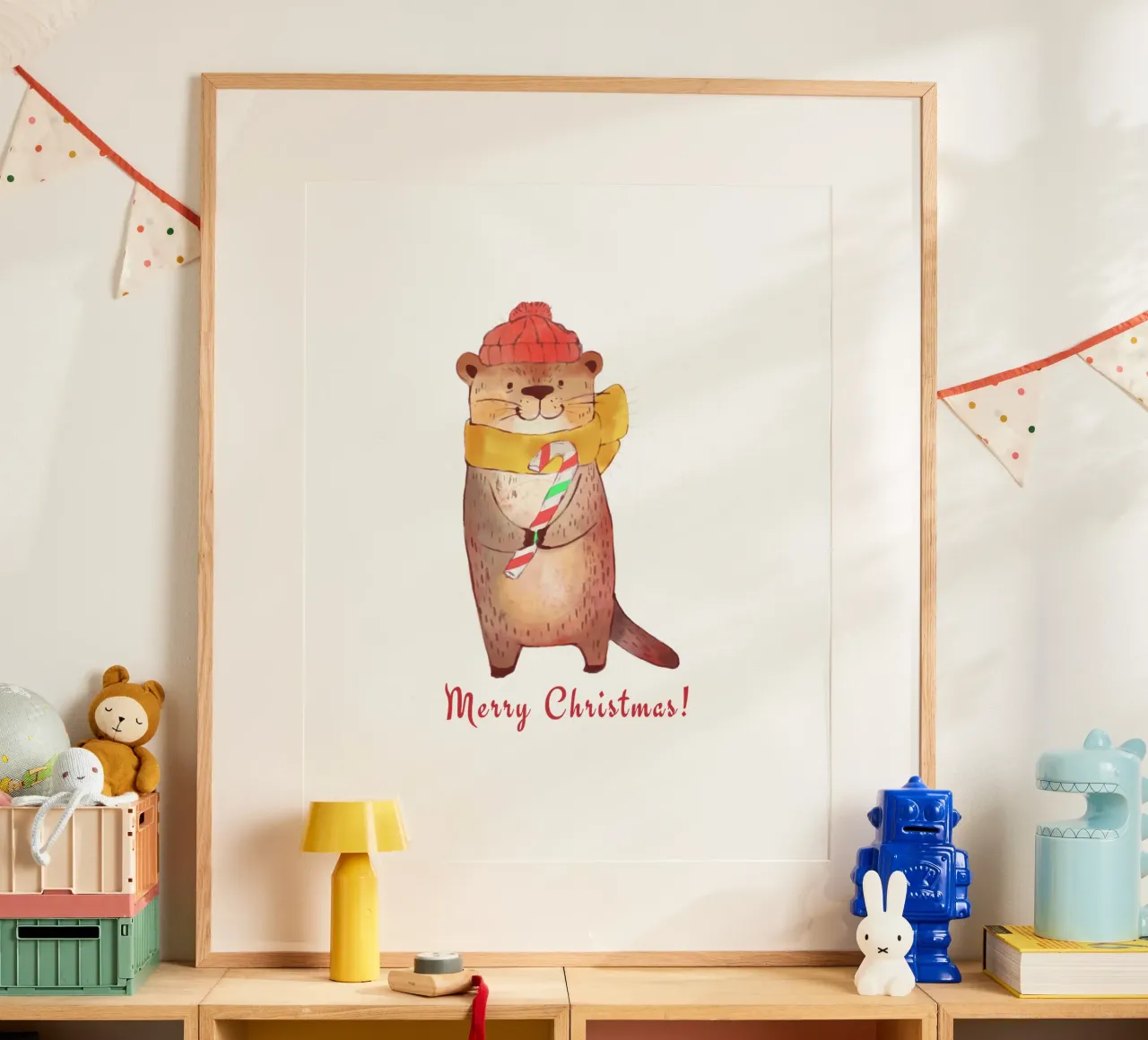 Feliz Navidad Nutria hahnemühle de ArtDesign by KBK