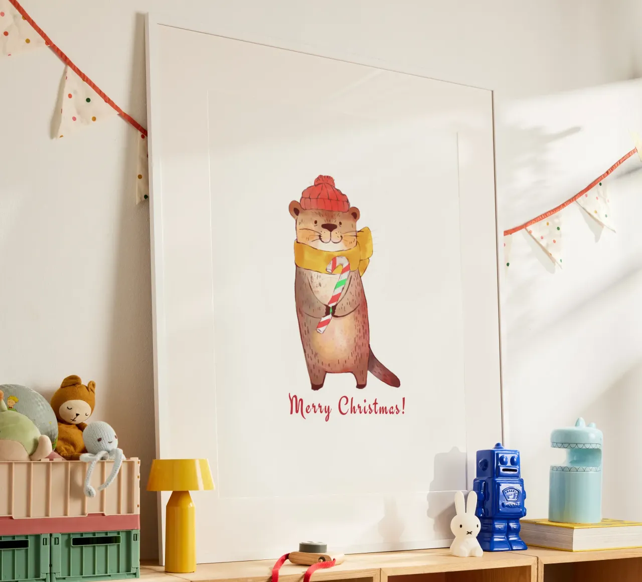 Feliz Navidad Nutria hahnemühle de ArtDesign by KBK