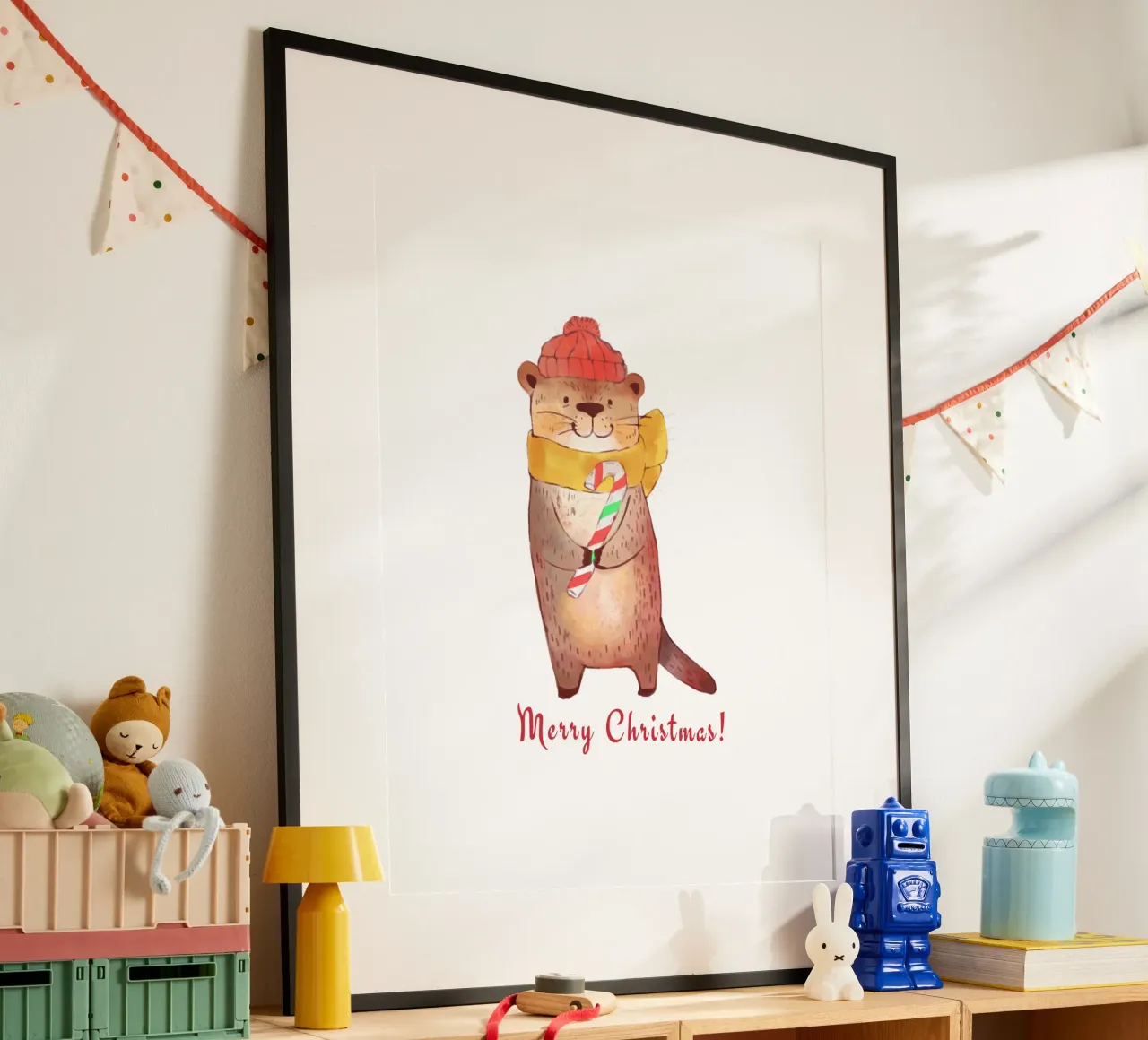 Feliz Navidad Nutria hahnemühle de ArtDesign by KBK