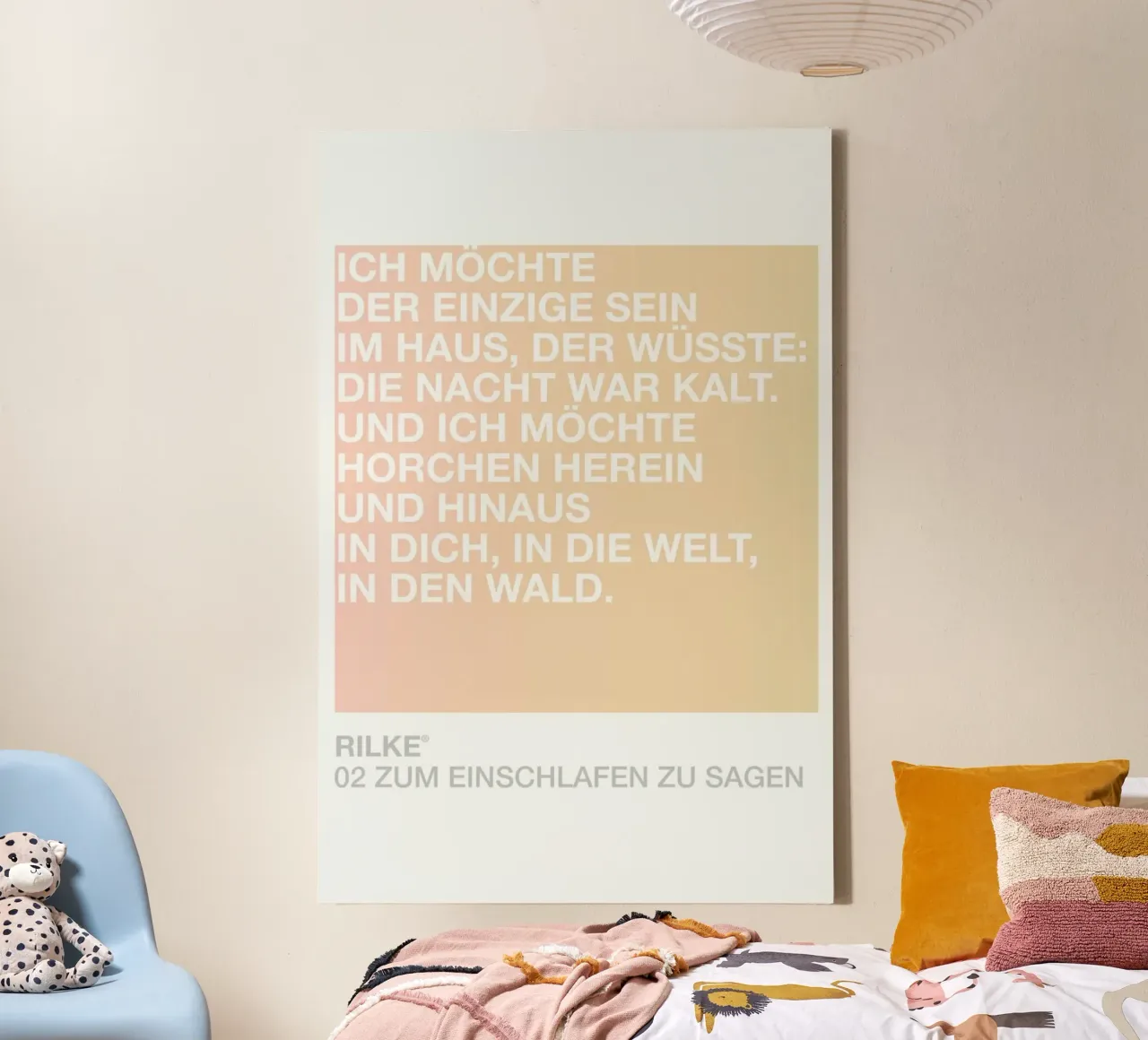 Zum Einschlafen Zu Sagen Light 02 tela da UN-TYPISCH