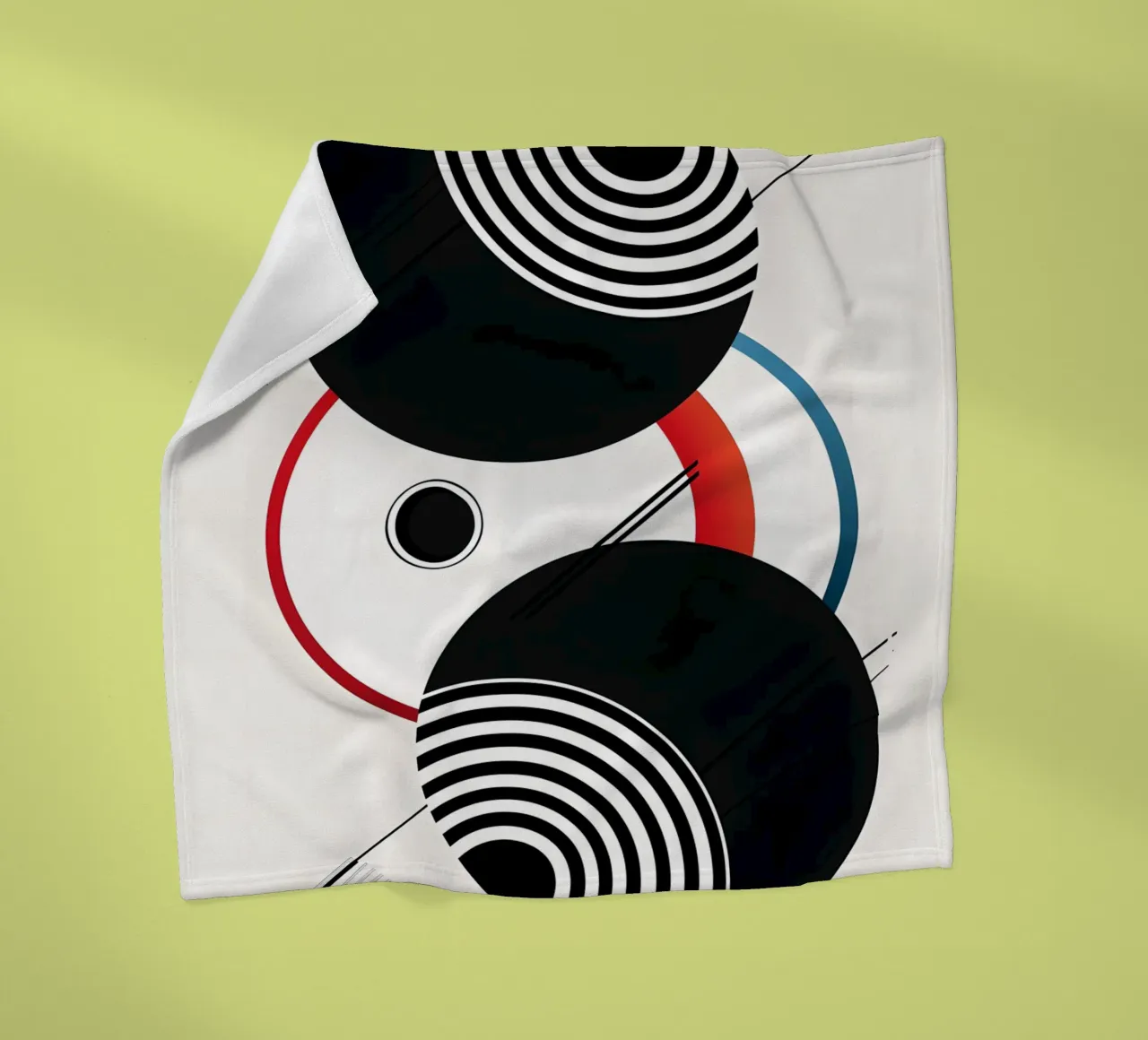 Bold geometric shapes coperta in pile da LisaArtes