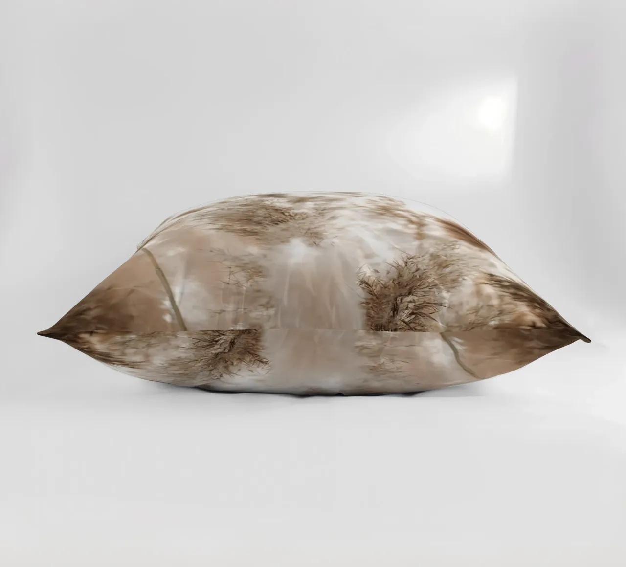 Pampas grass elegance - Minimalist natural design decorative cushion by Whole©