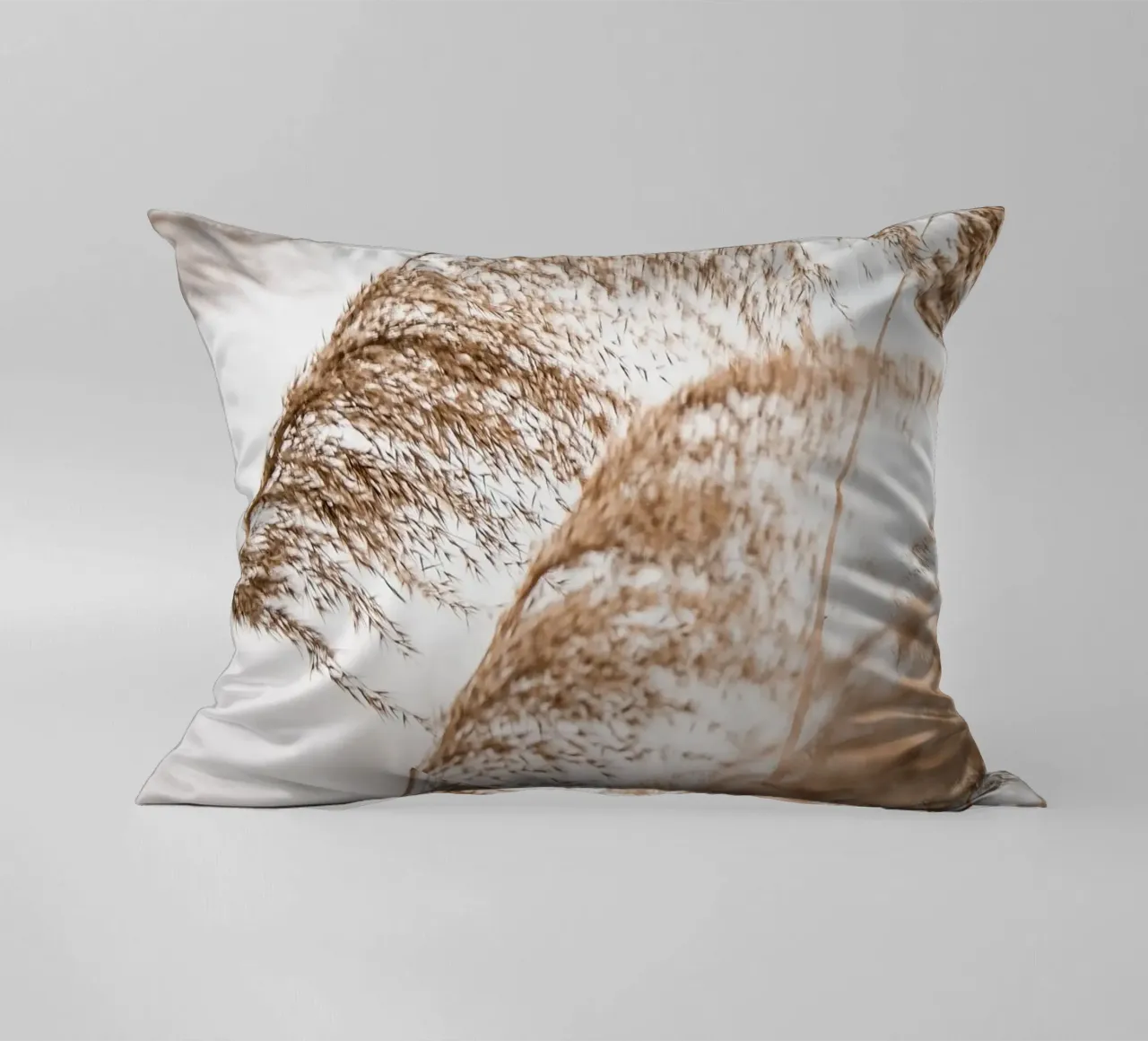Grasses in the wind - natural elegance decorative cushion by Whole©