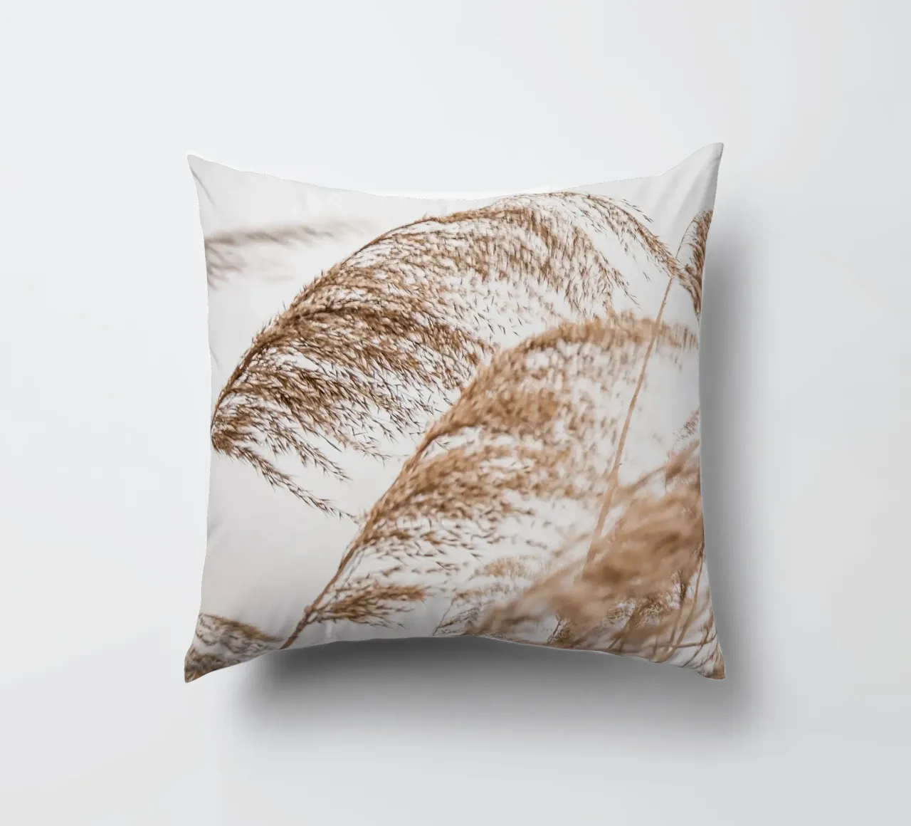 Grasses in the wind - natural elegance decorative cushion by Whole©