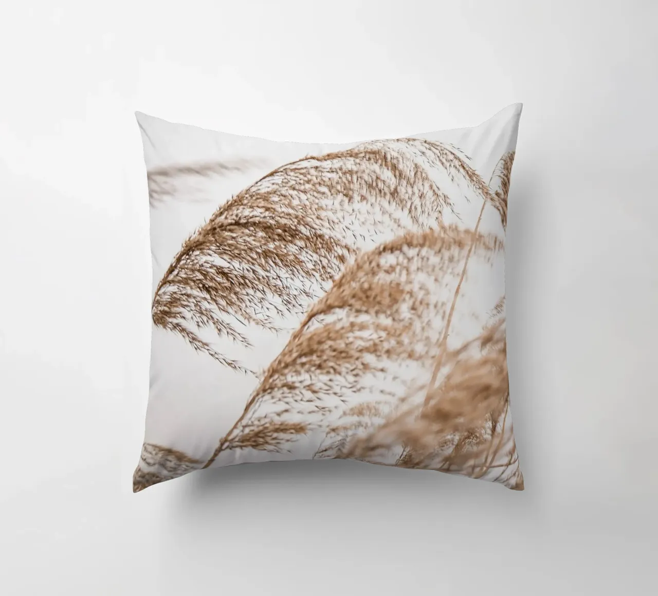 Grasses in the wind - natural elegance decorative cushion by Whole©