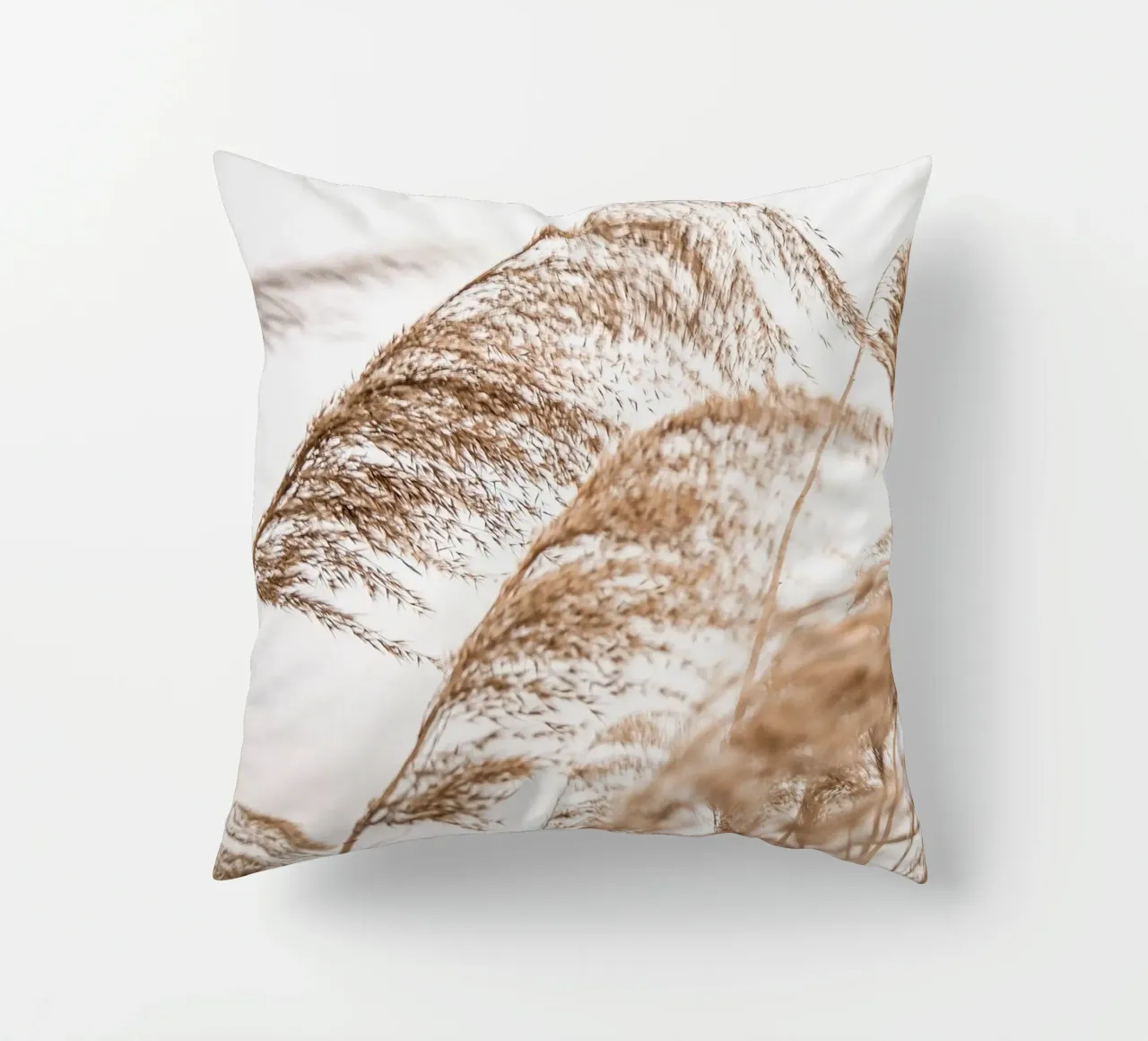 Grasses in the wind - natural elegance decorative cushion by Whole©