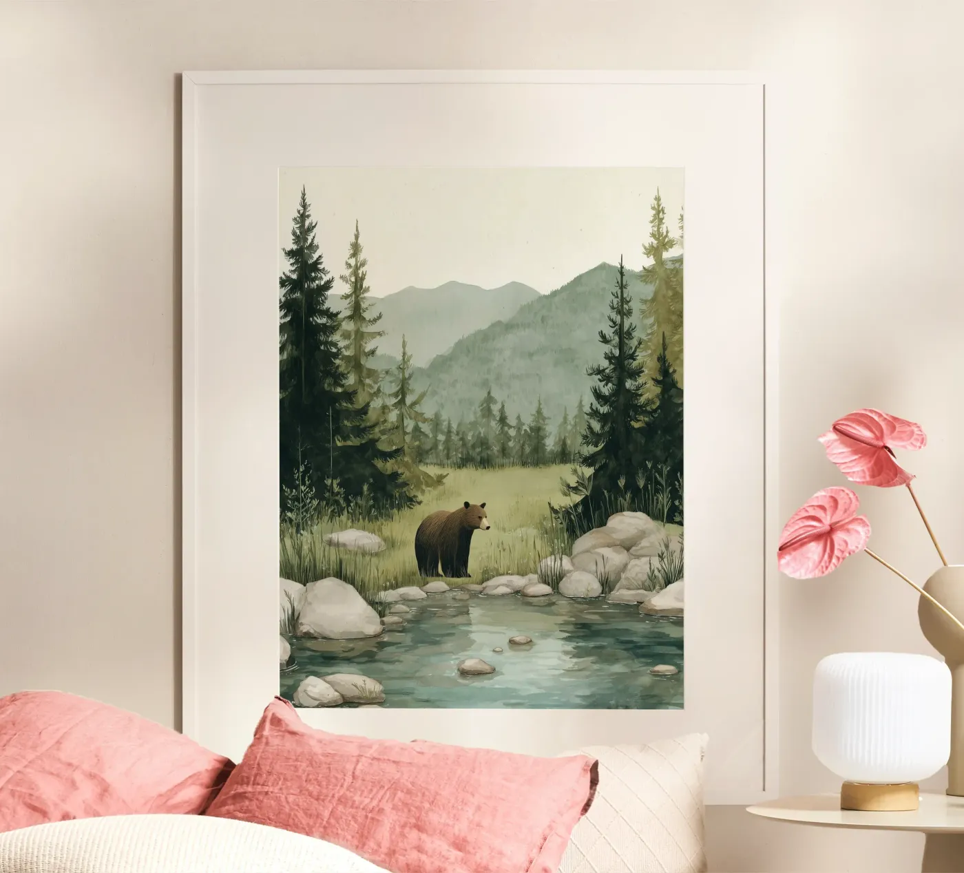 Mountain Bear poster by LUMA WILDLIFE