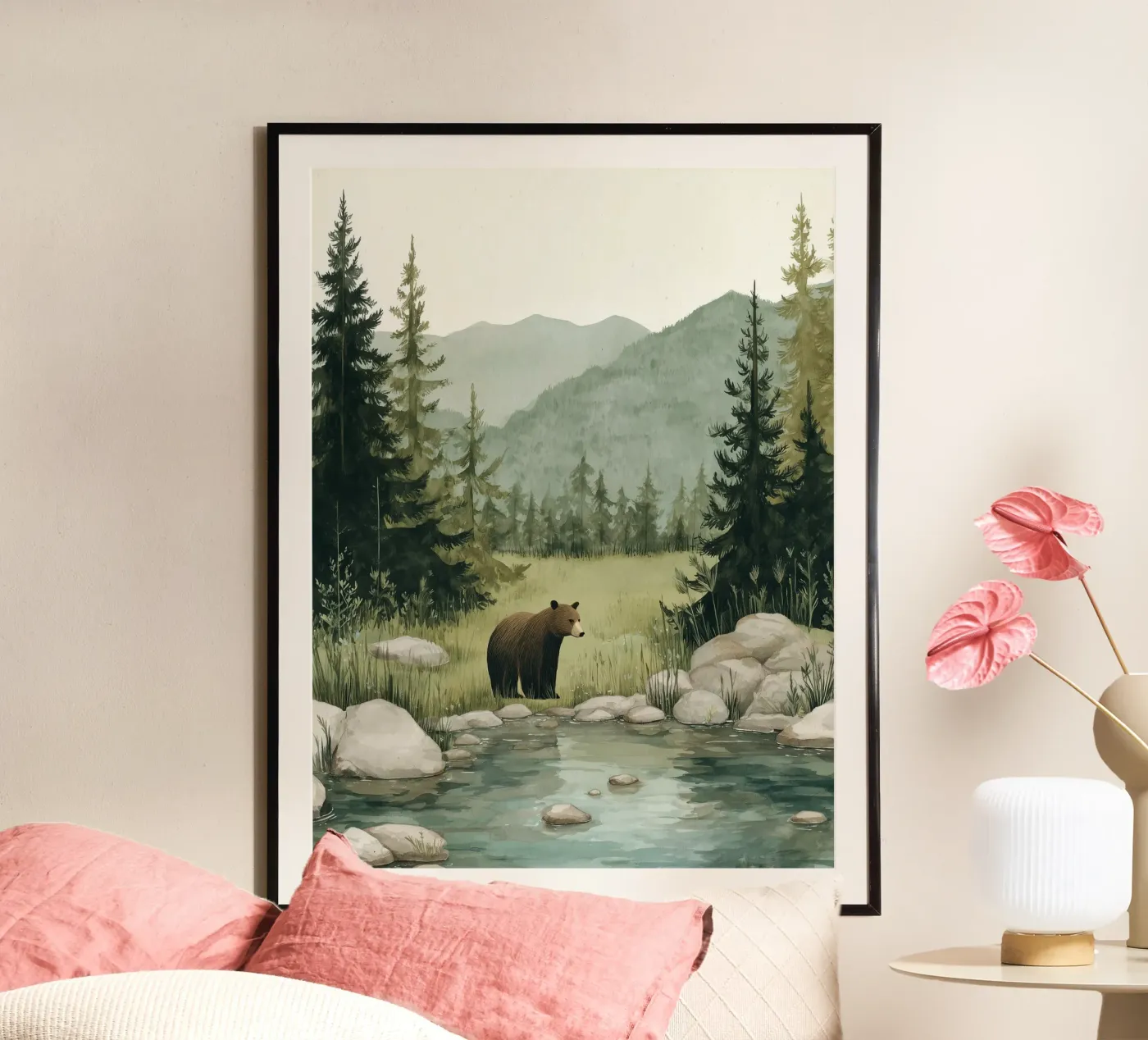 Mountain Bear poster by LUMA WILDLIFE
