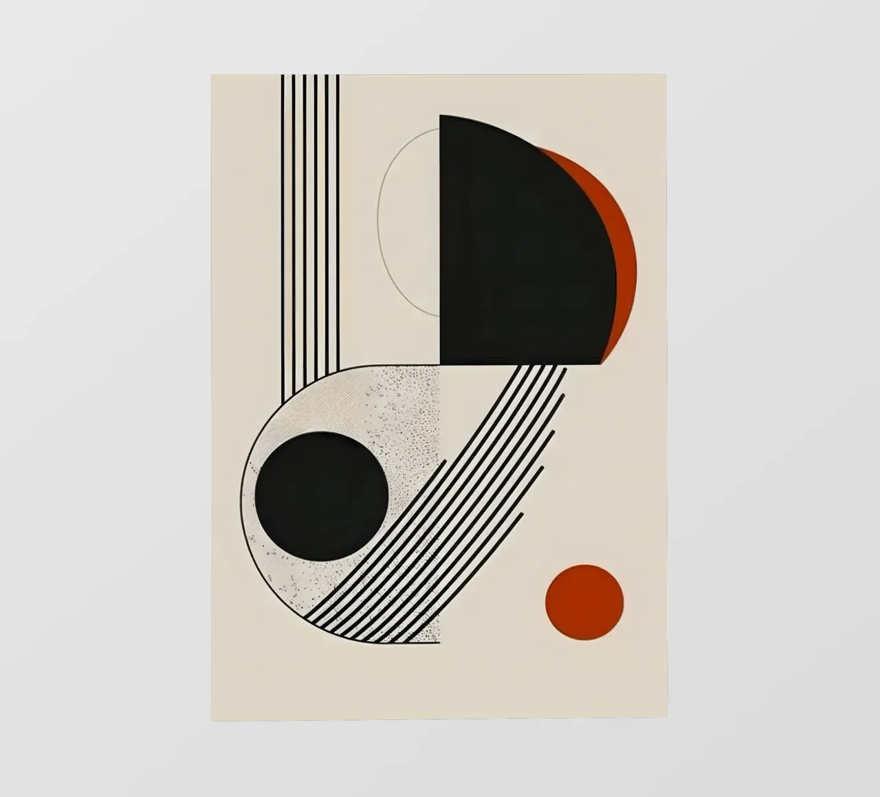 Geometric shapes and lines telo in pvc da LisaArtes