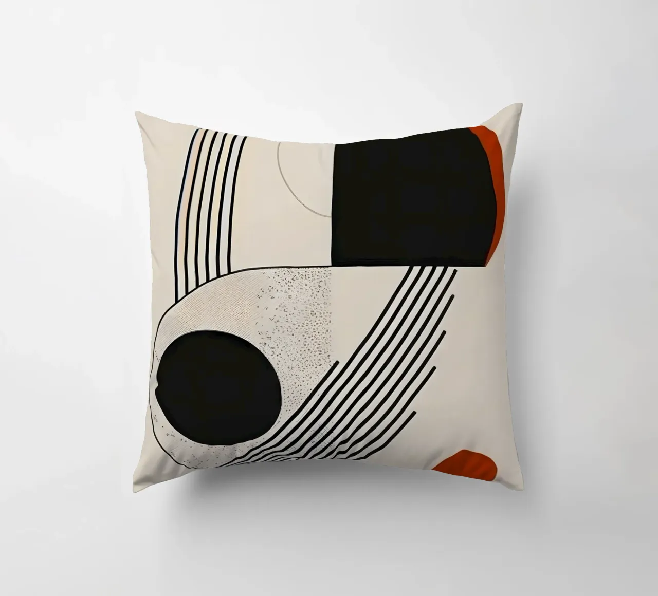 Geometric shapes and lines cuscino da LisaArtes