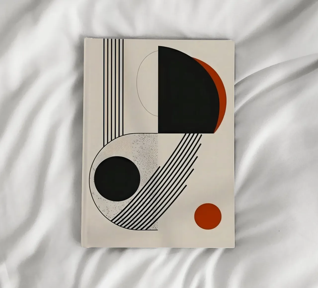 Geometric shapes and lines notebook by LisaArtes