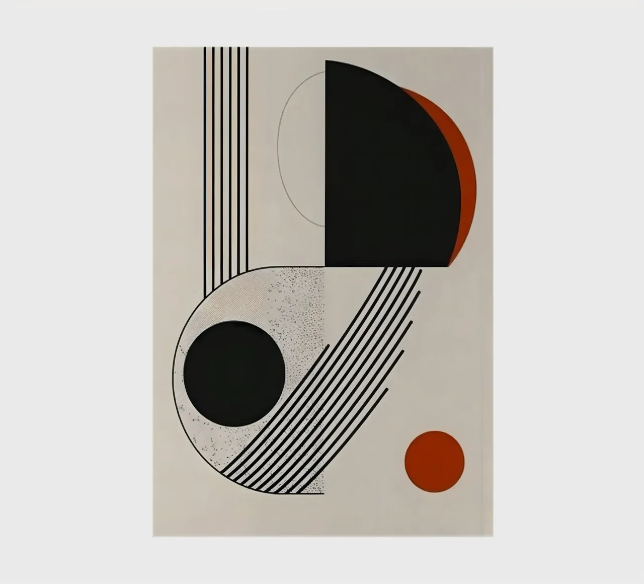 Geometric shapes and lines notebook by LisaArtes