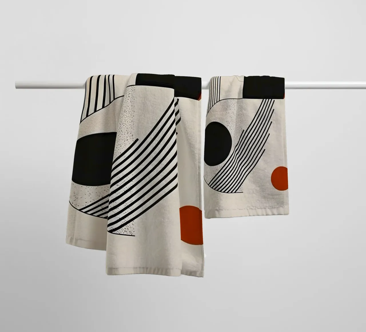 Geometric shapes and lines asciugamano da bagno da LisaArtes