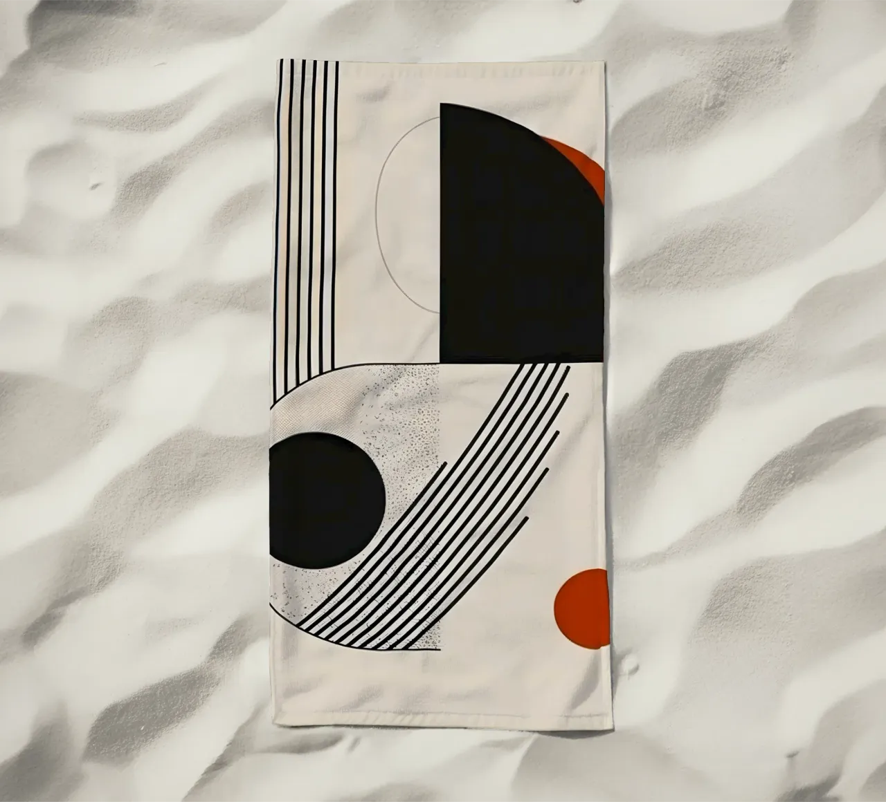 Geometric shapes and lines telo mare da LisaArtes