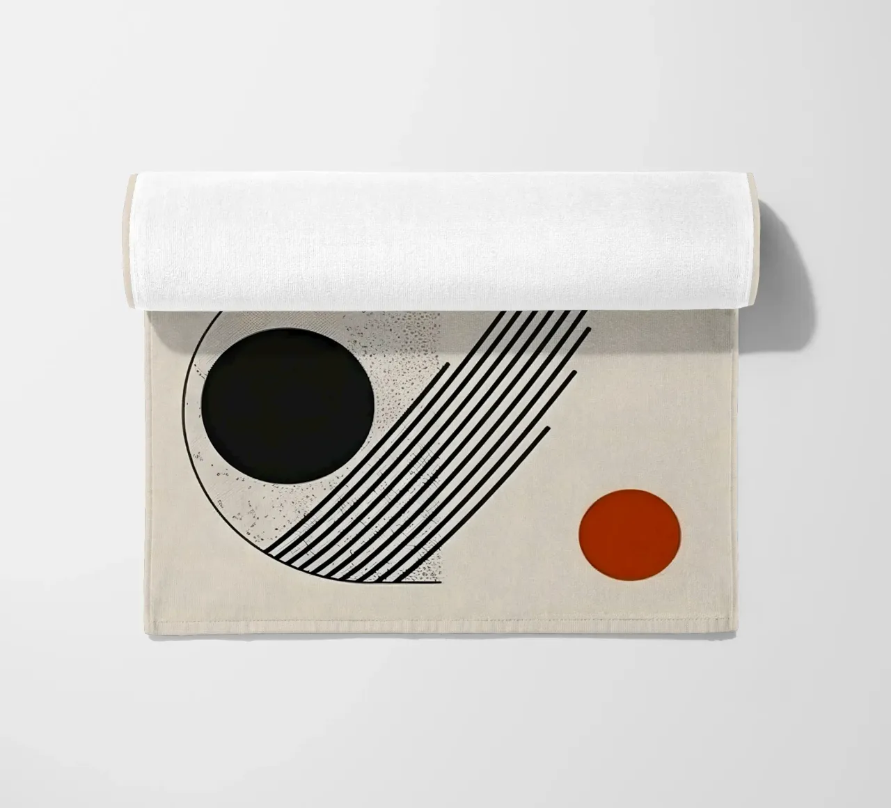 Geometric shapes and lines telo mare da LisaArtes