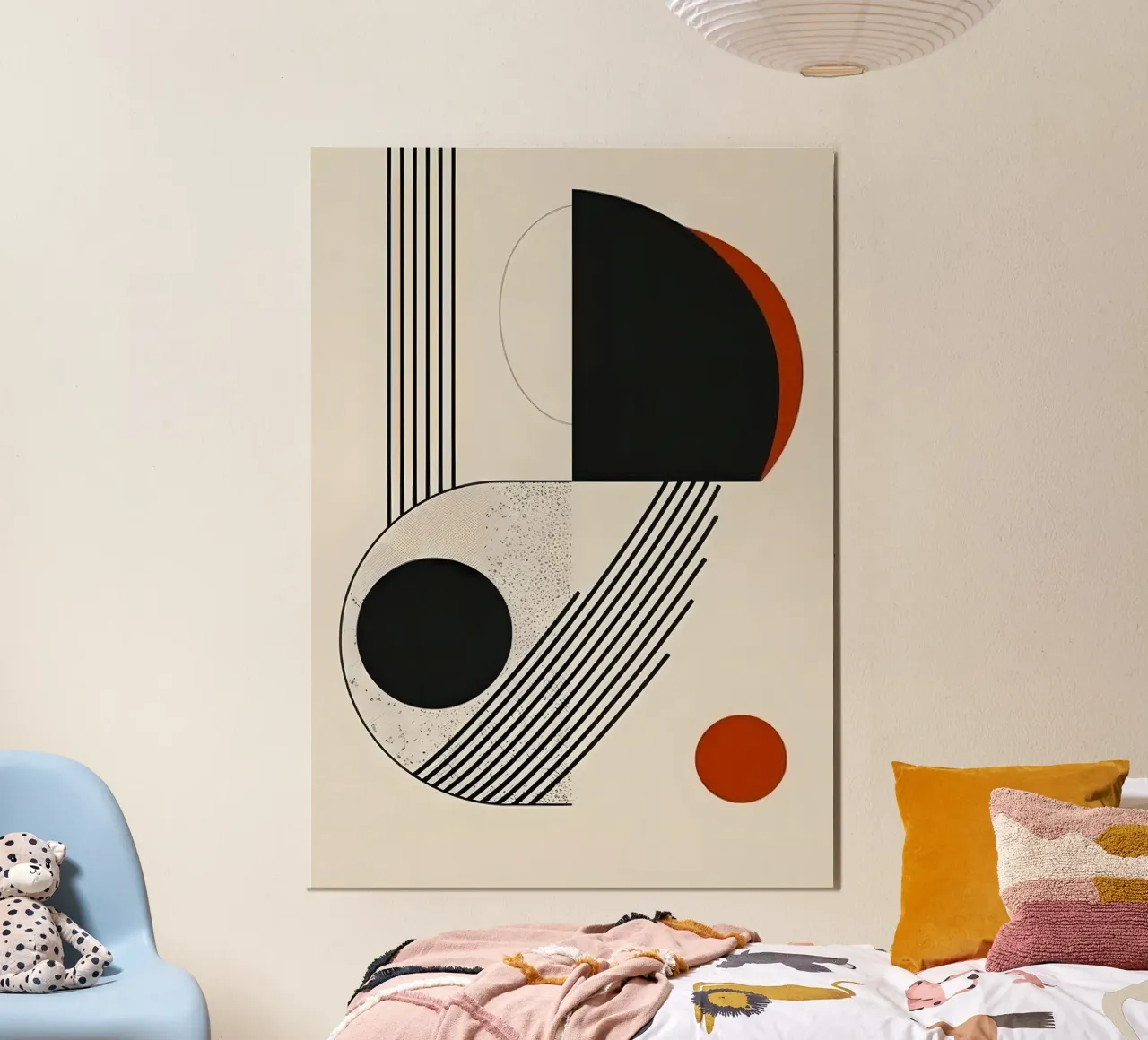 Geometric shapes and lines alluminio dibond da LisaArtes