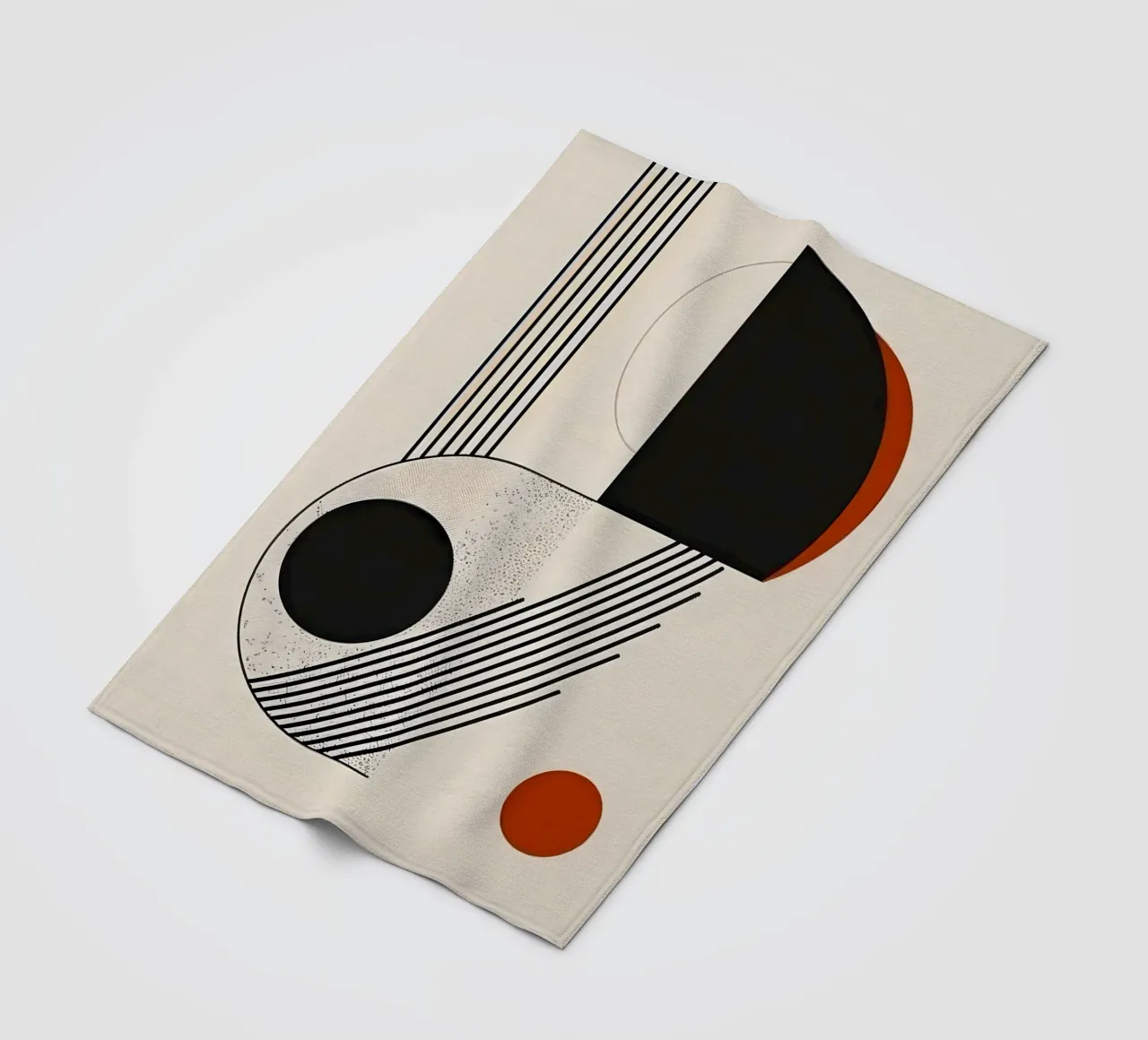 Geometric shapes and lines coperta in pile da LisaArtes