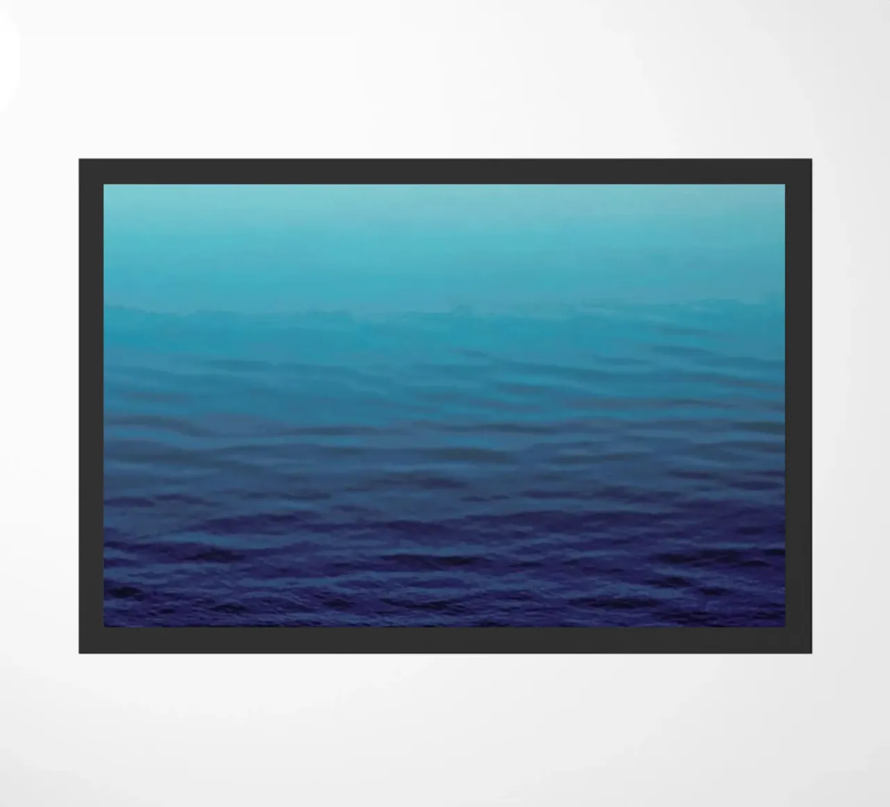 Deep Blue Fußmatte von Leah Flores