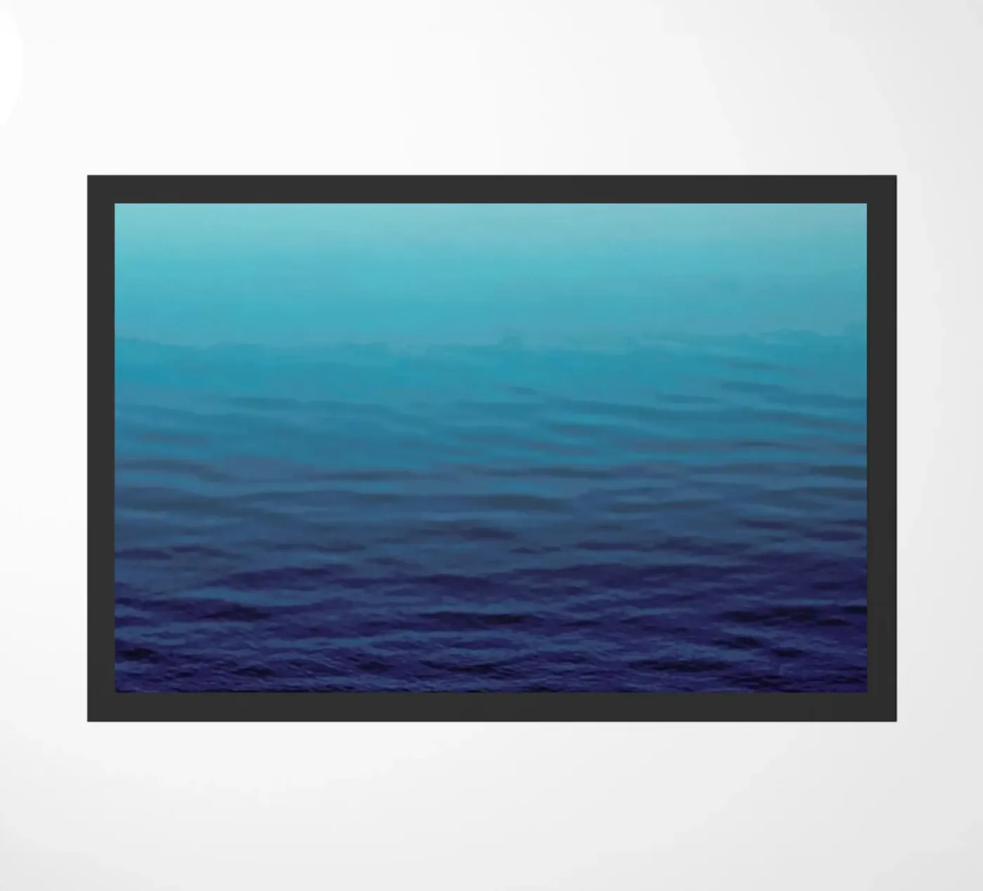 Deep Blue Fußmatte von Leah Flores