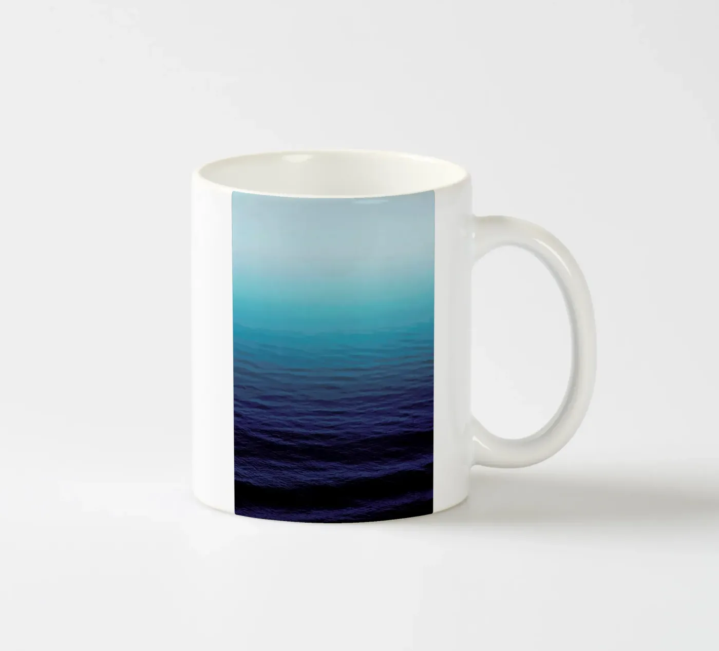 Deep Blue ceramic mug by Leah Flores