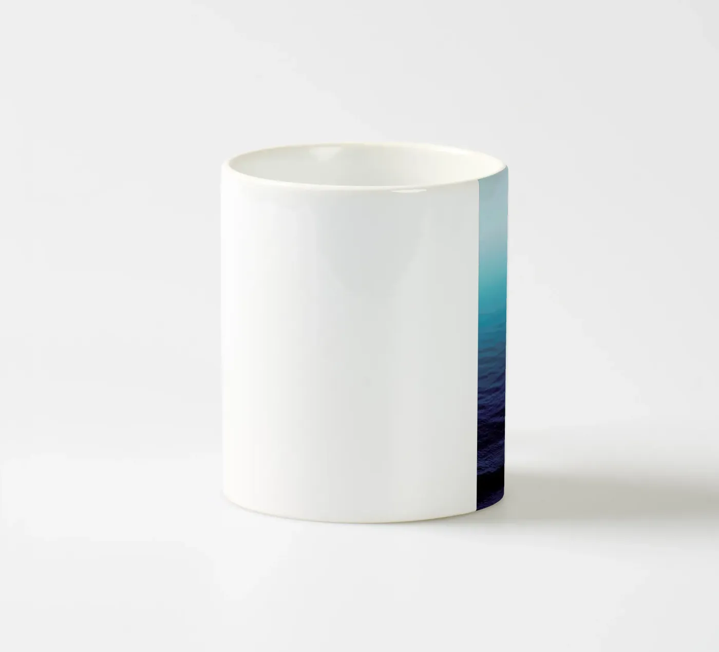 Deep Blue ceramic mug by Leah Flores