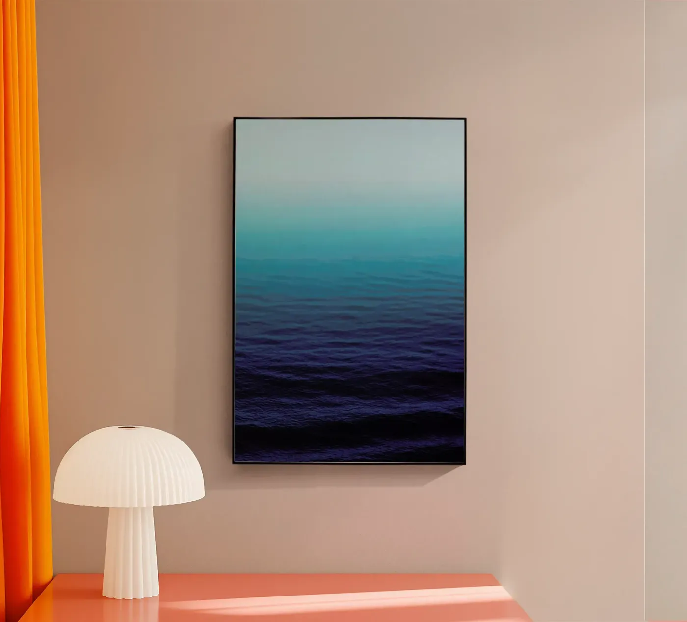 Deep Blue Acryl-Glas von Leah Flores