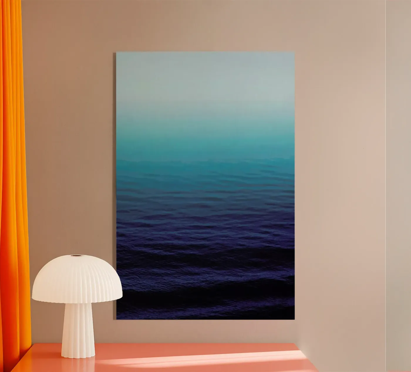 Deep Blue Acryl-Glas von Leah Flores