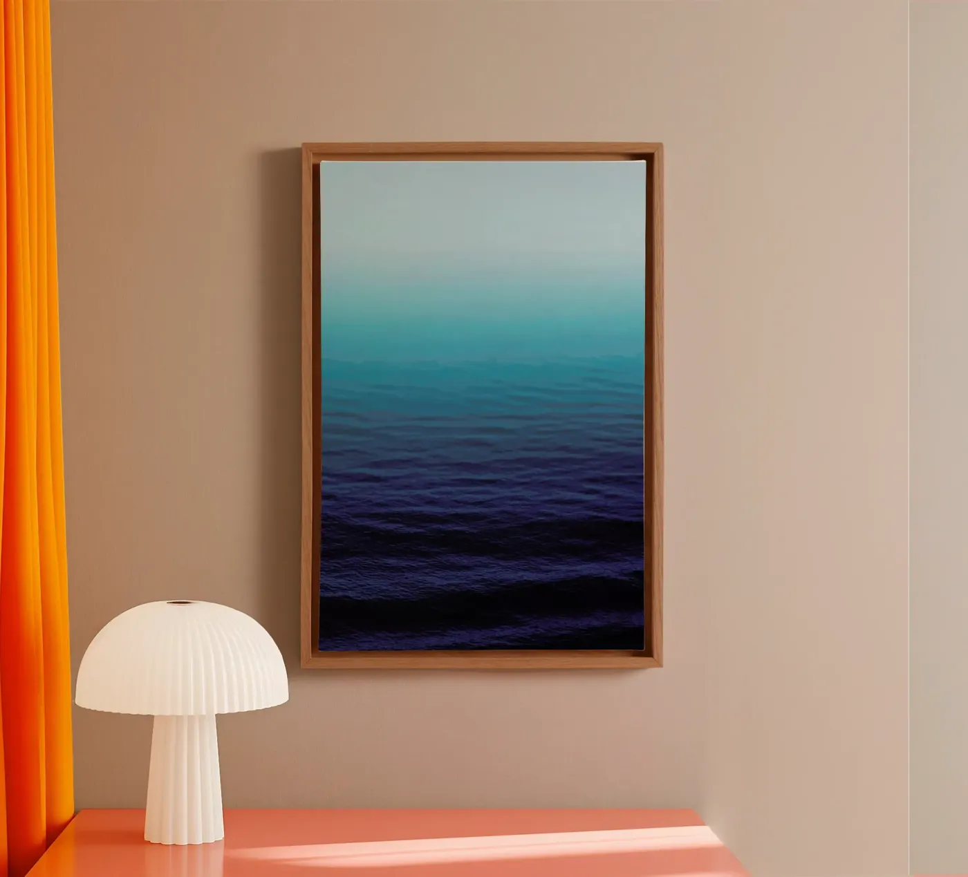 Deep Blue tela da Leah Flores