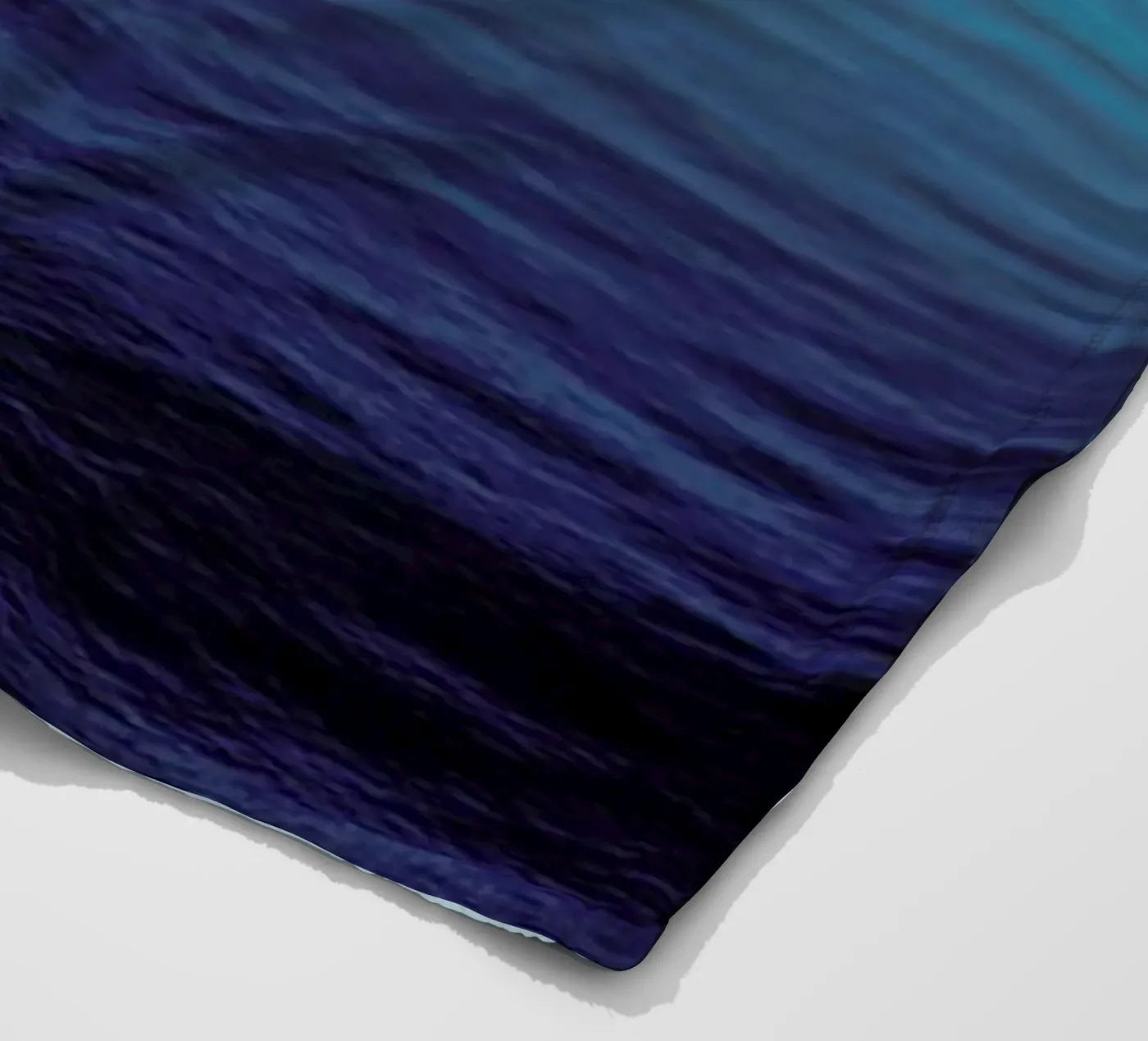 Deep Blue coperta in pile da Leah Flores
