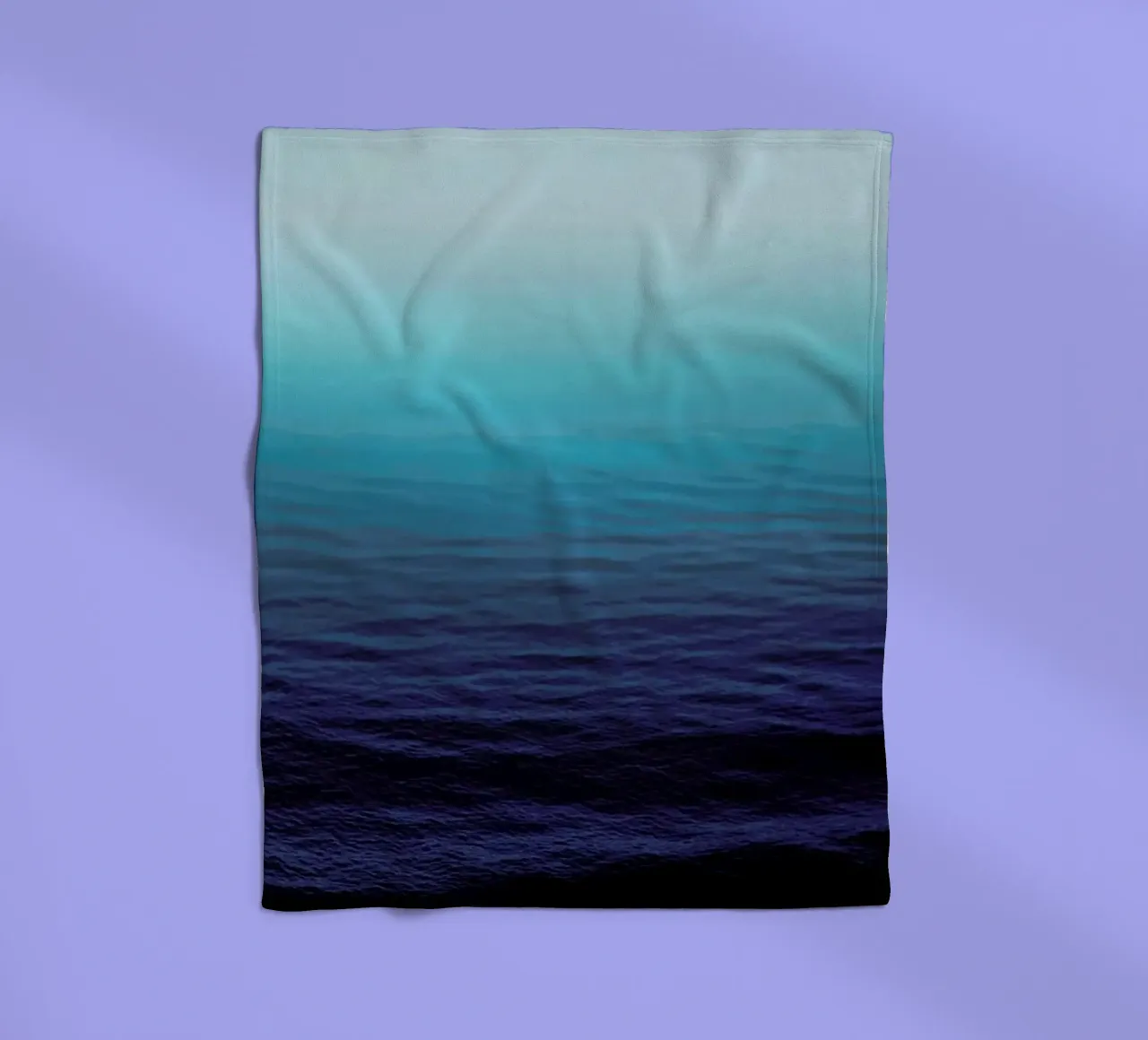 Deep Blue coperta in pile da Leah Flores