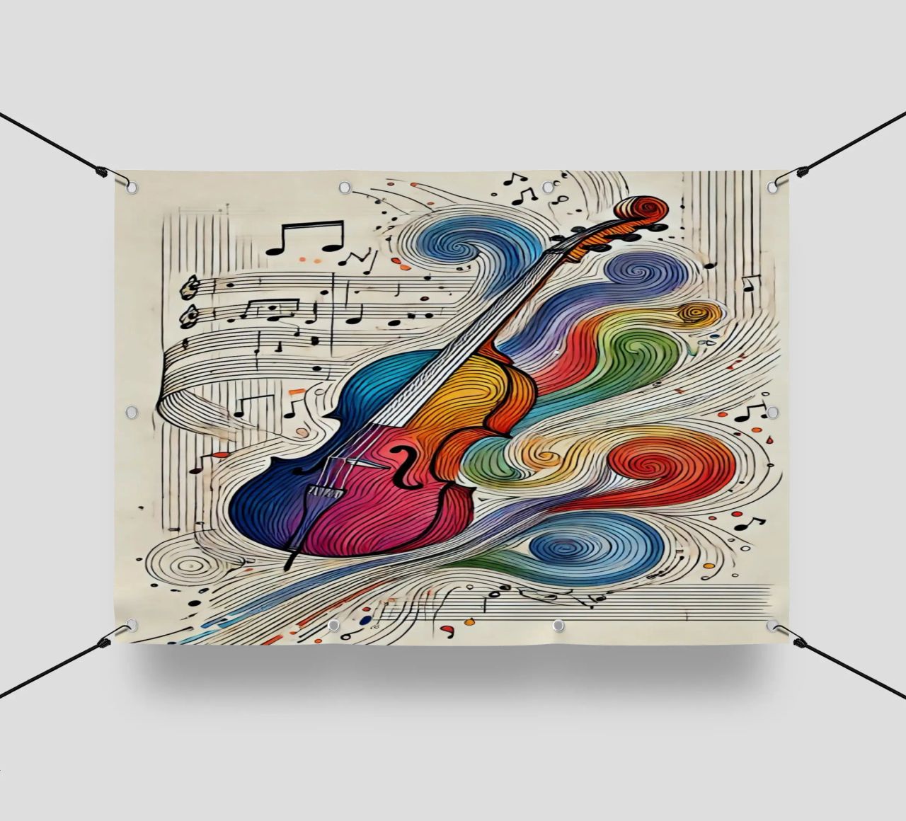 Colori del violoncello uni-trait telo in pvc da SwenIA design
