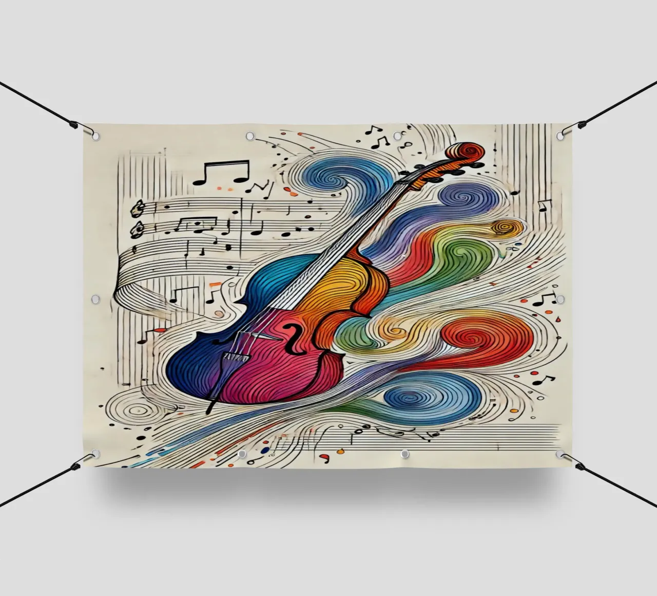 Colori del violoncello uni-trait telo in pvc da SwenIA design