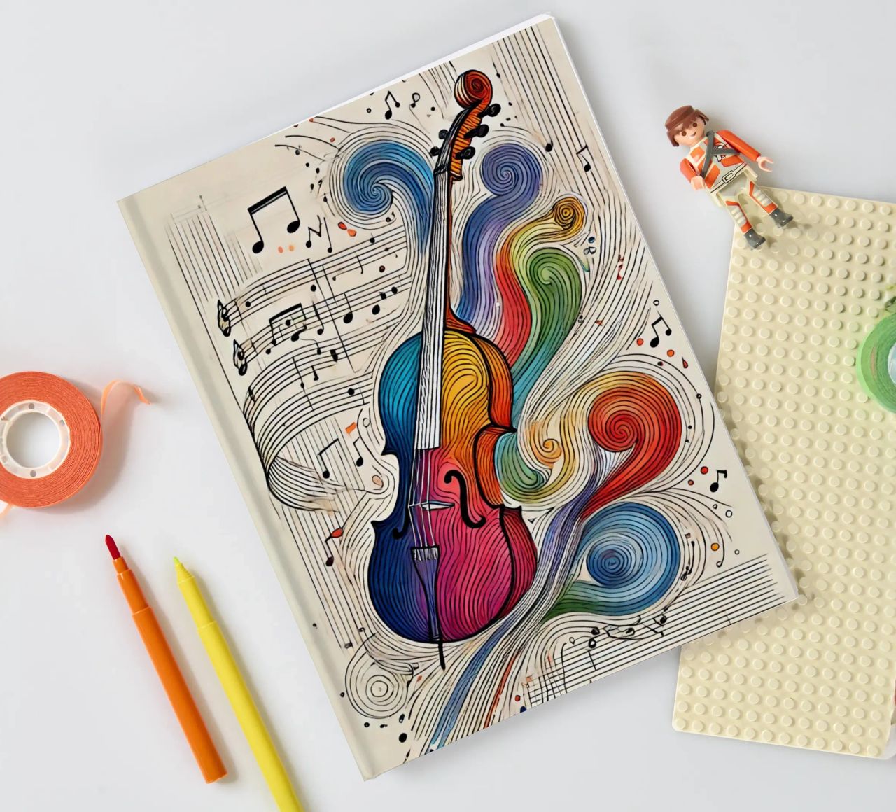 Cello uni-trait colours notebook by SwenIA design