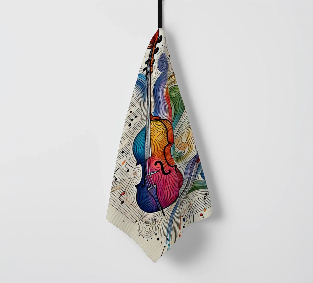 Violoncelle uni-trait couleurs torchon de SwenIA design