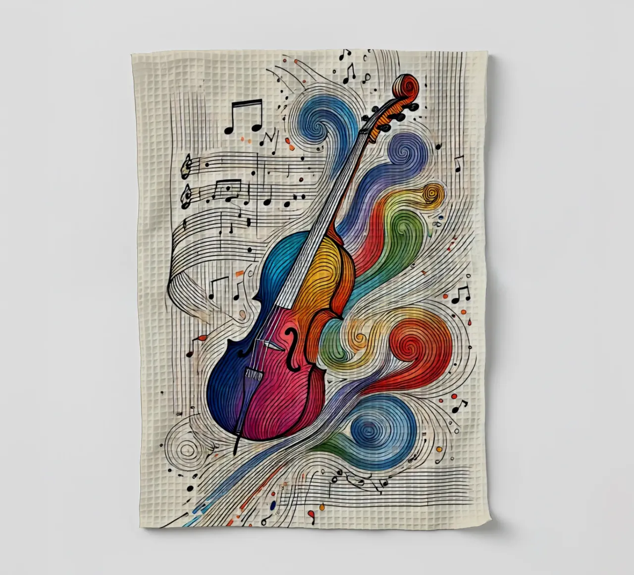 Cello uni-trait Farben Geschirrtuch von SwenIA design