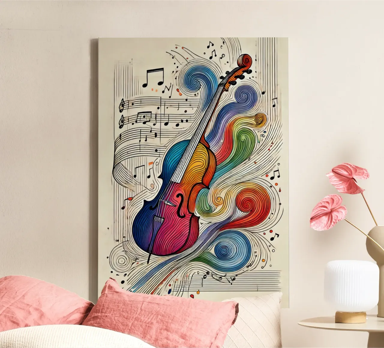 Colori del violoncello uni-trait tela da SwenIA design