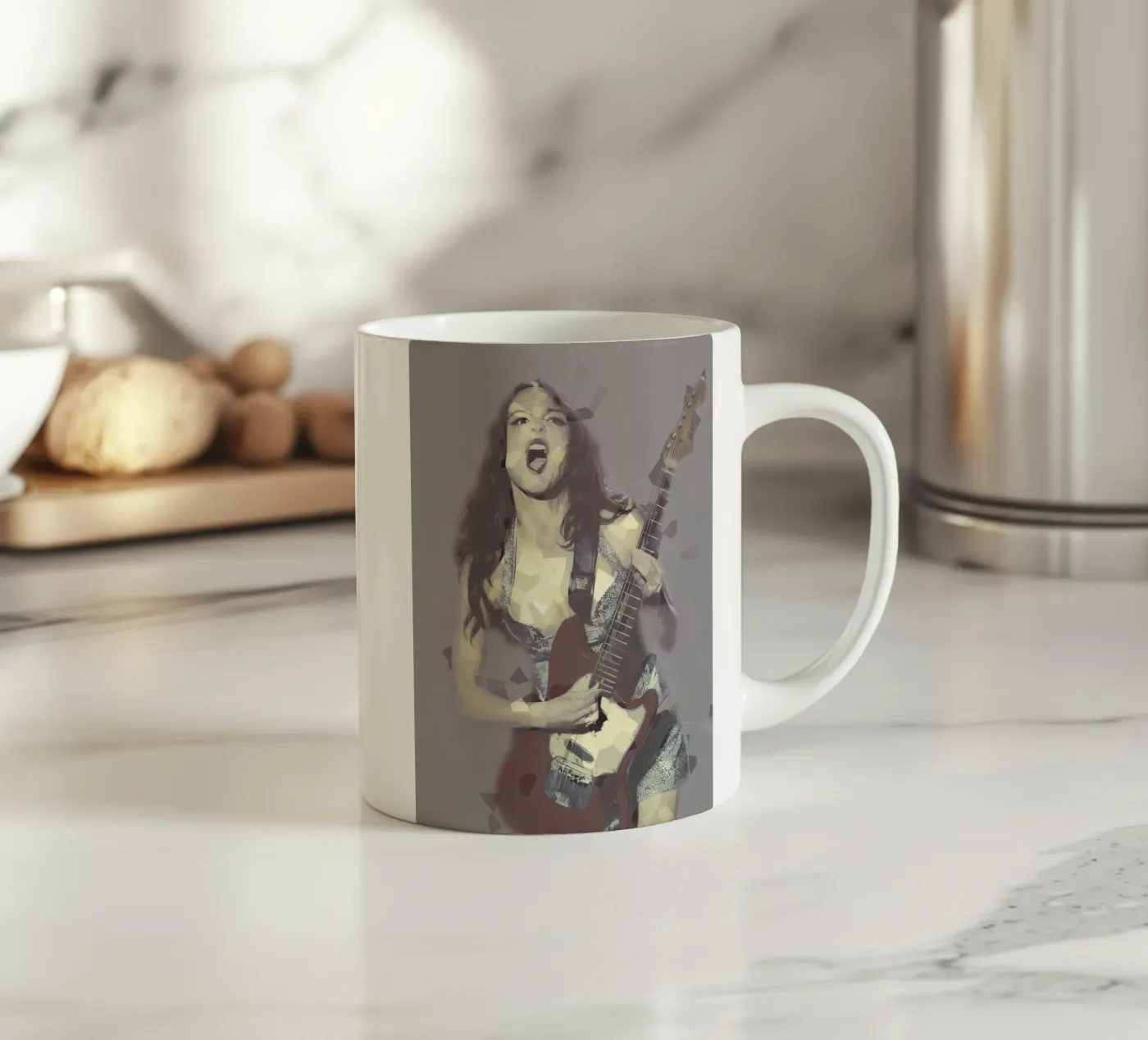 Rodrigo Effect ceramic mug by Aalynh Art