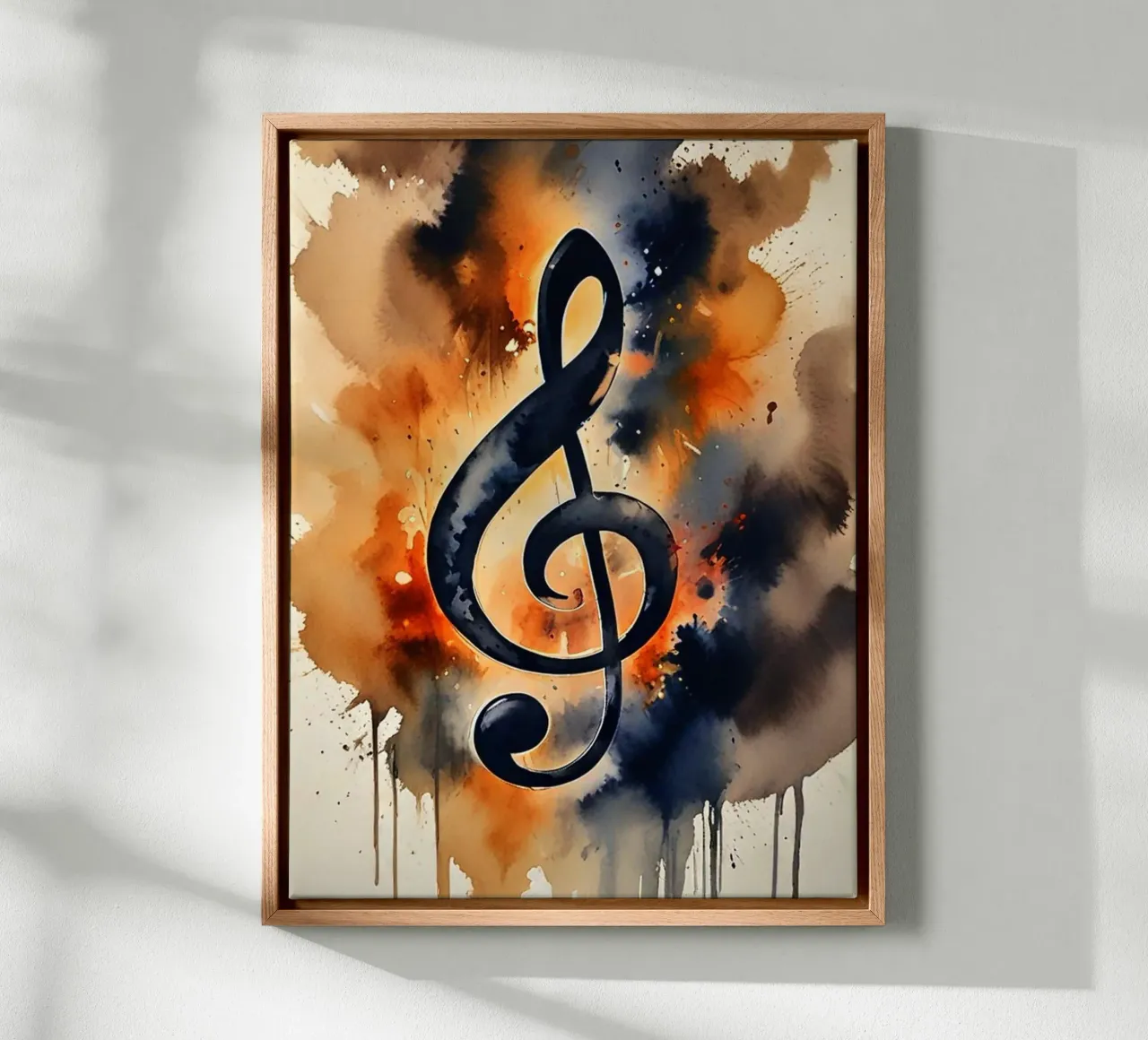 CLEF canvas with Floater frame by ArtDesign by KBK